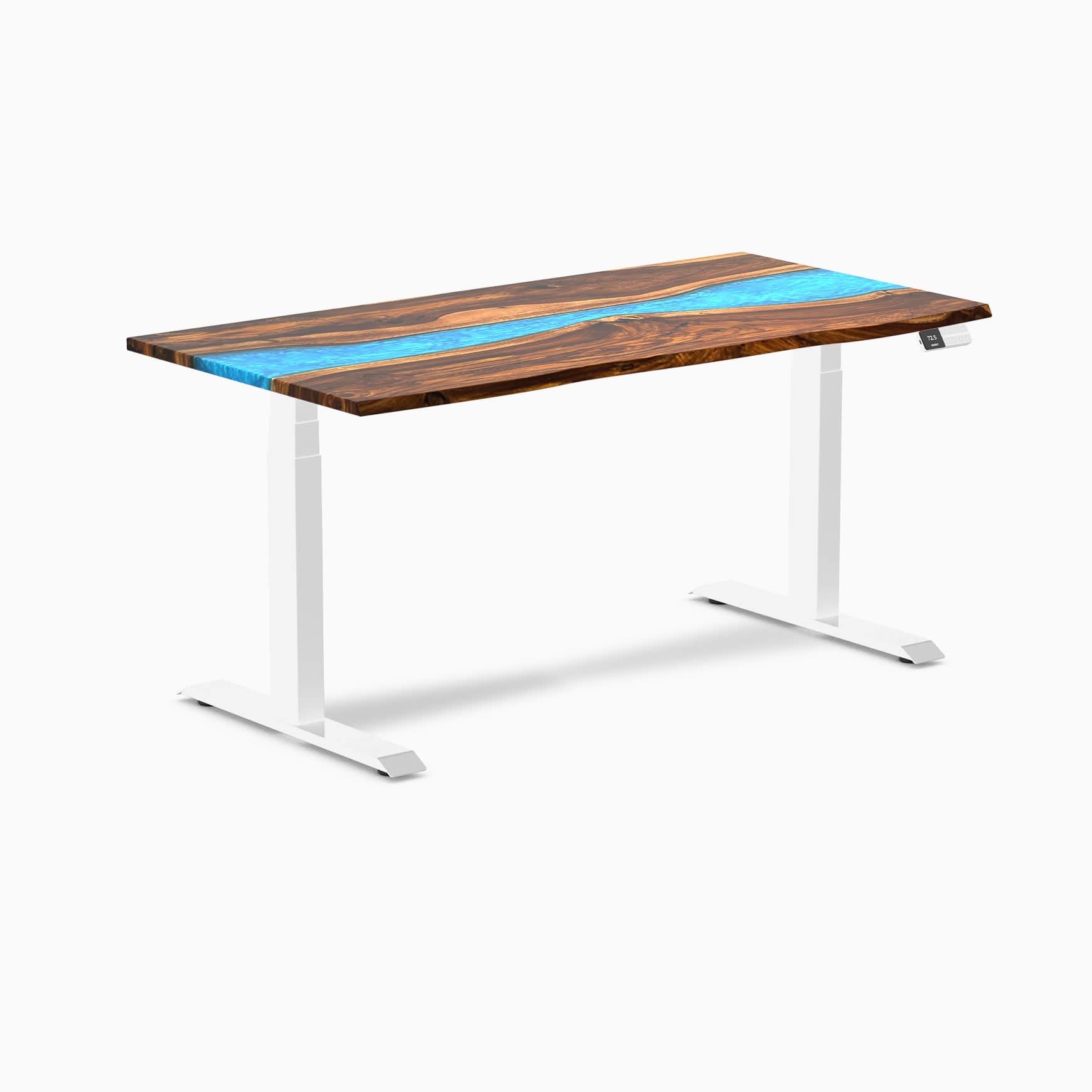 Desky Dual Resin Hardwood Sit Stand Desk - Image 40