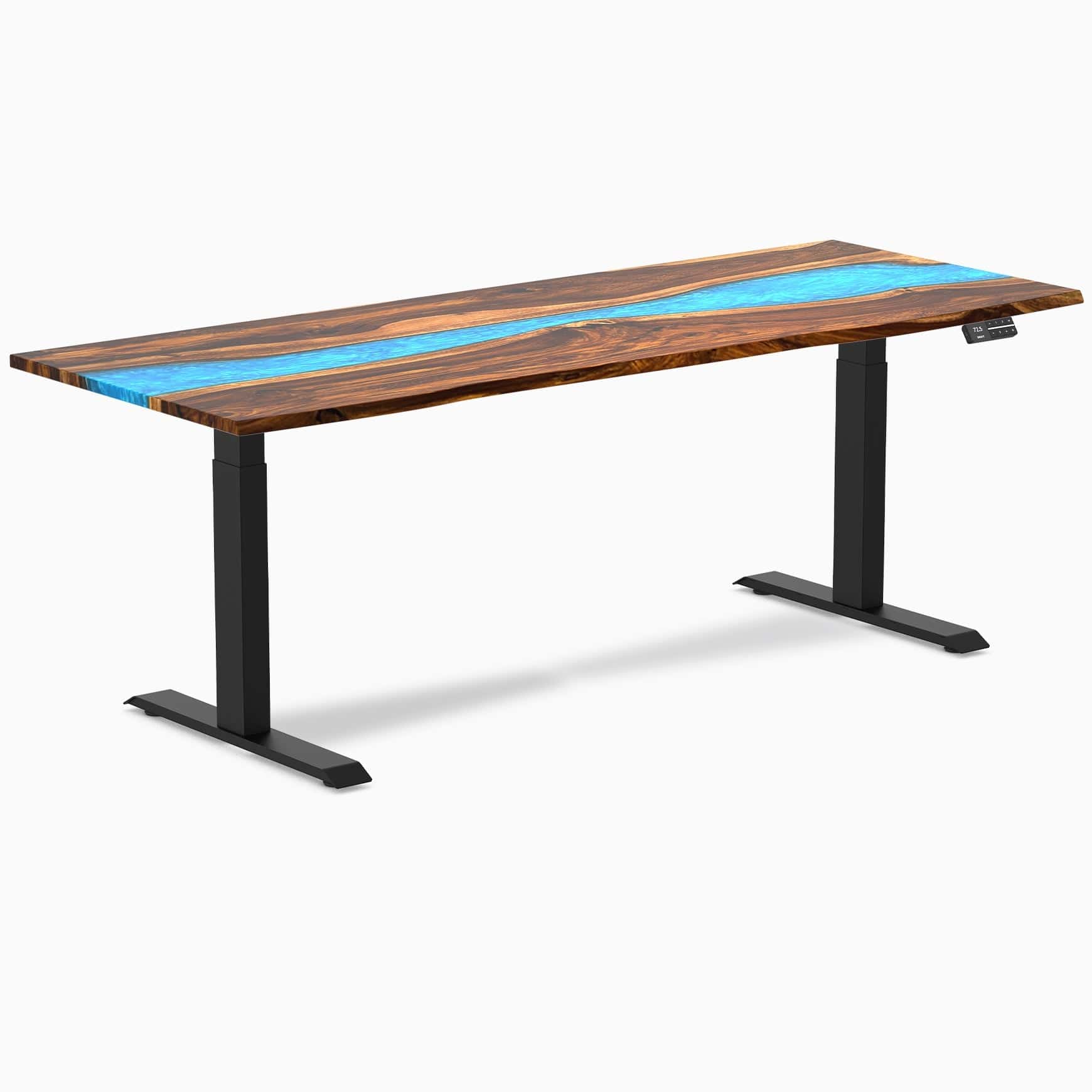 Desky Dual Resin Hardwood Sit Stand Desk - Image 45