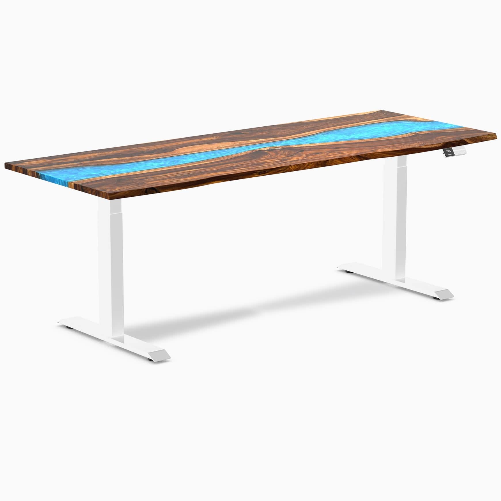 Desky Dual Resin Hardwood Sit Stand Desk - Image 46