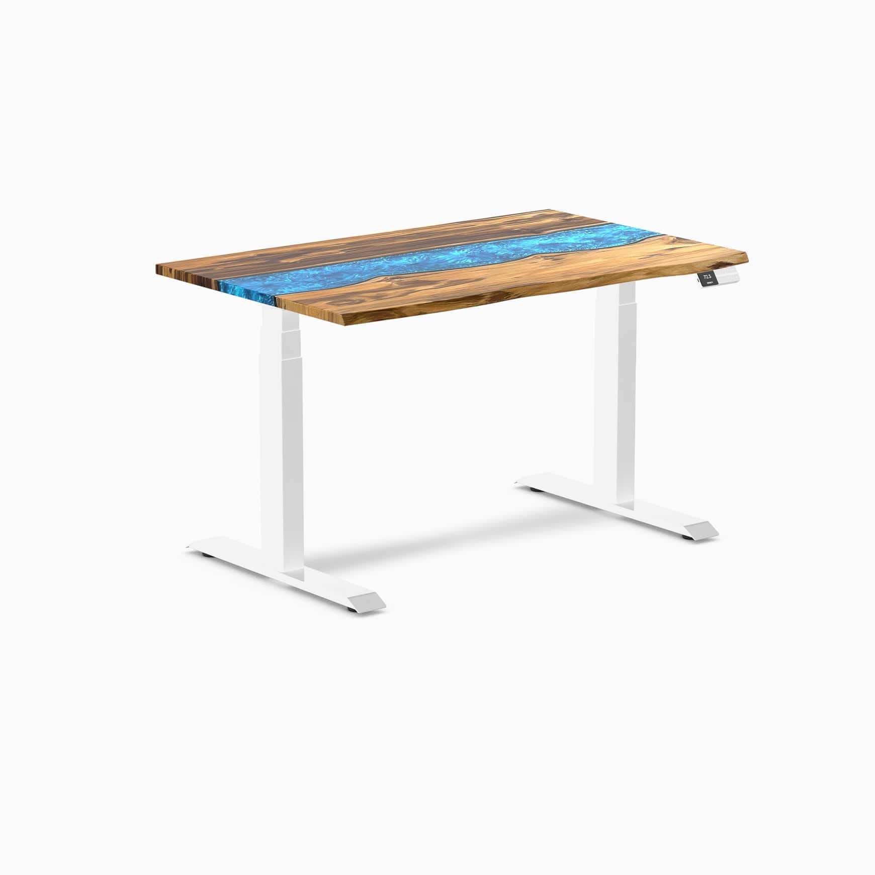 Desky Dual Resin Hardwood Sit Stand Desk - Image 49