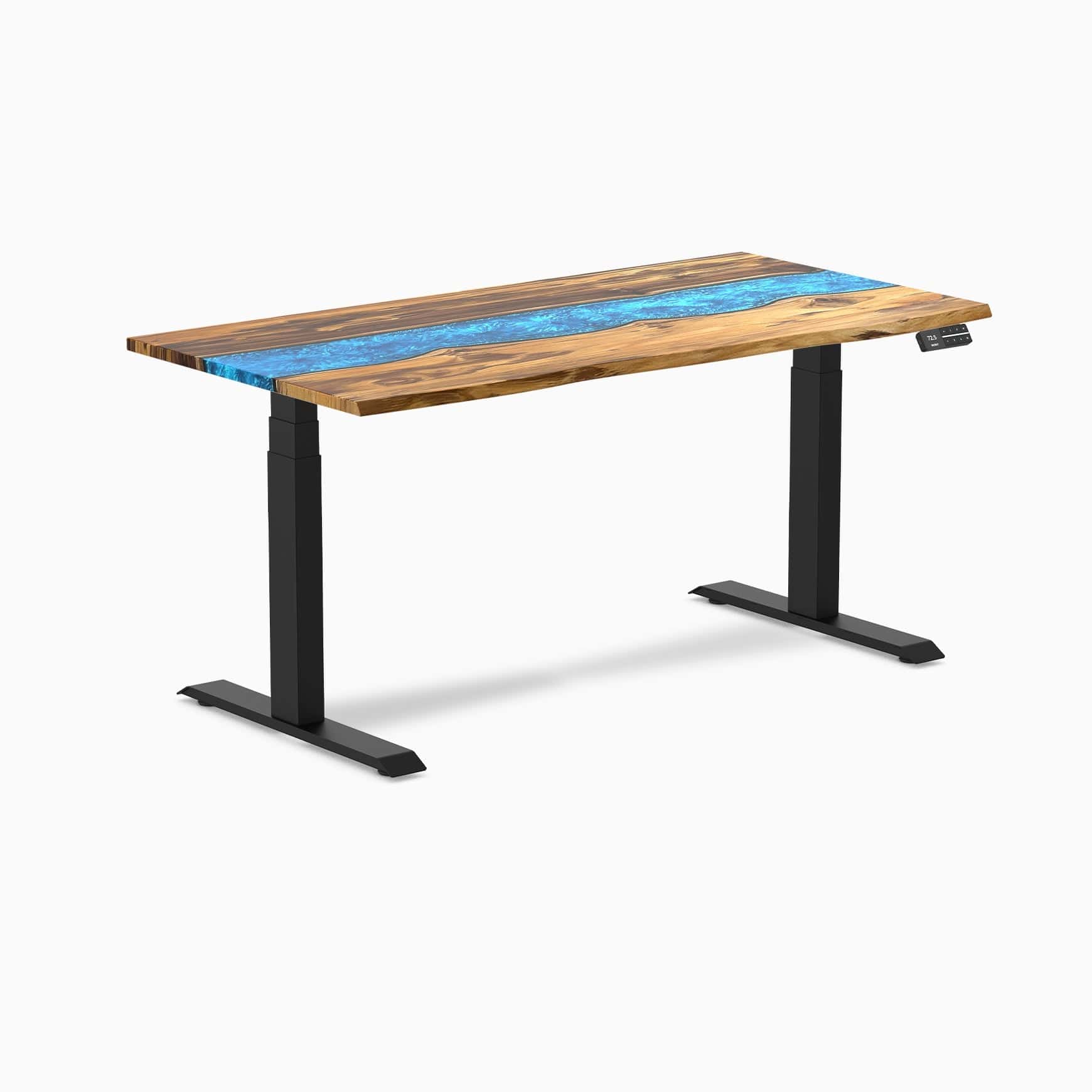 Desky Dual Resin Hardwood Sit Stand Desk - Image 51