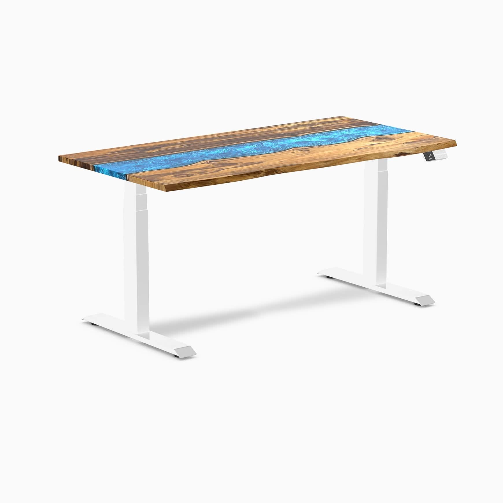 Desky Dual Resin Hardwood Sit Stand Desk - Image 52