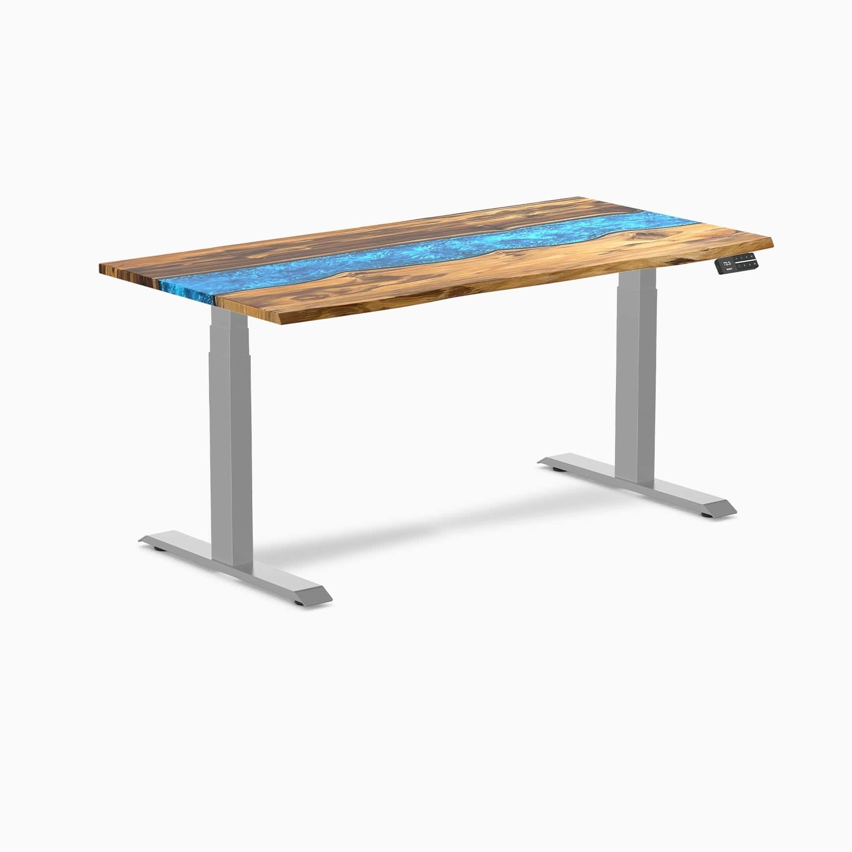 Desky Dual Resin Hardwood Sit Stand Desk - Image 53
