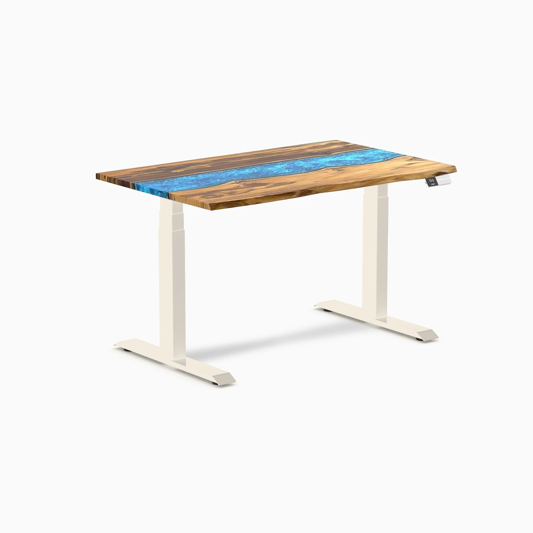 Desky Dual Resin Hardwood Sit Stand Desk - Image 72