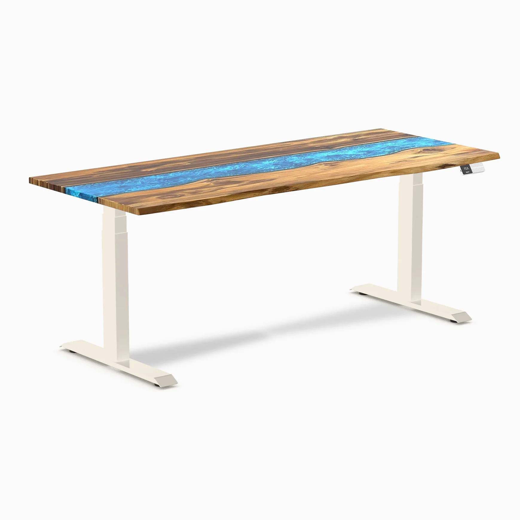 Desky Dual Resin Hardwood Sit Stand Desk - Image 74