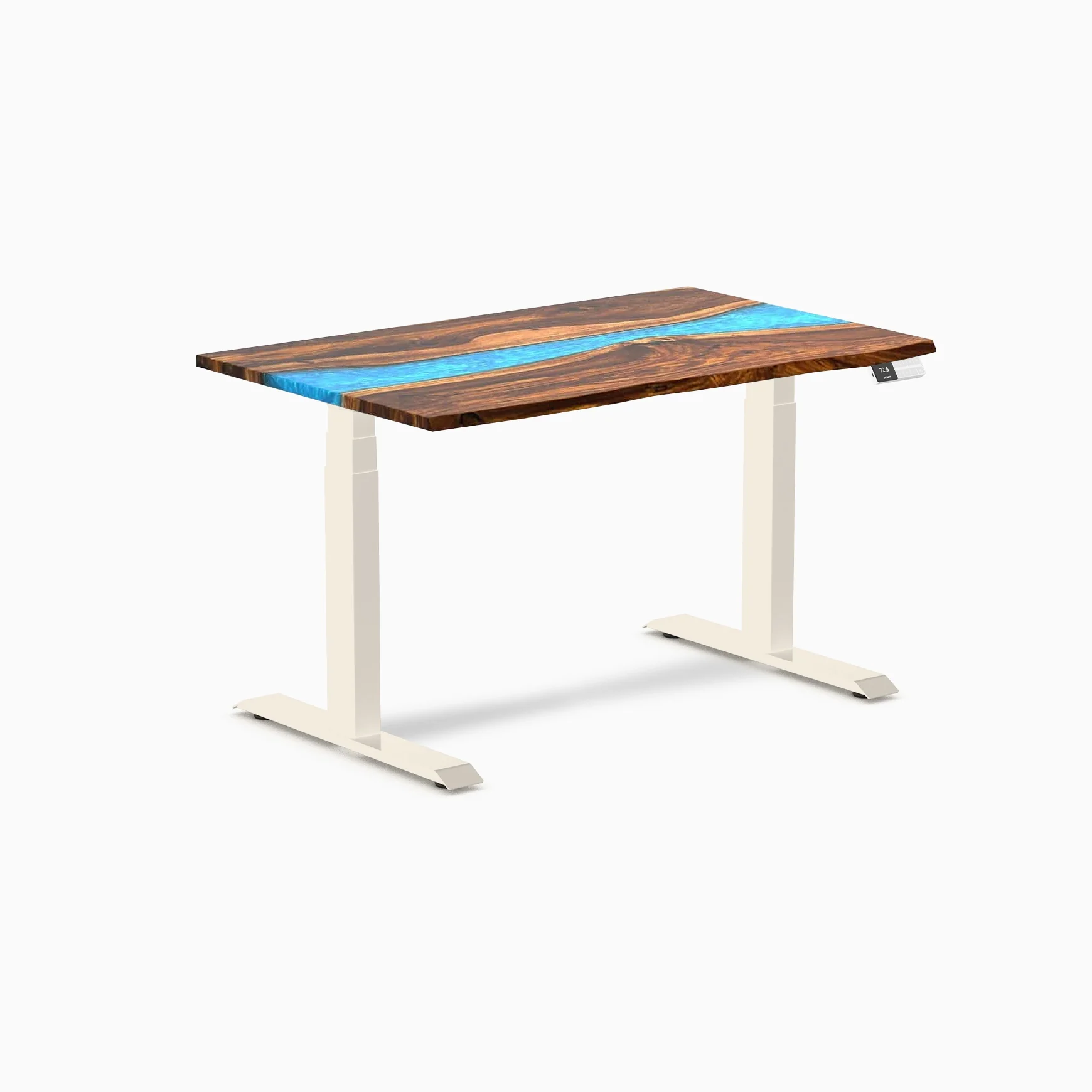 Desky Dual Resin Hardwood Sit Stand Desk - Image 76