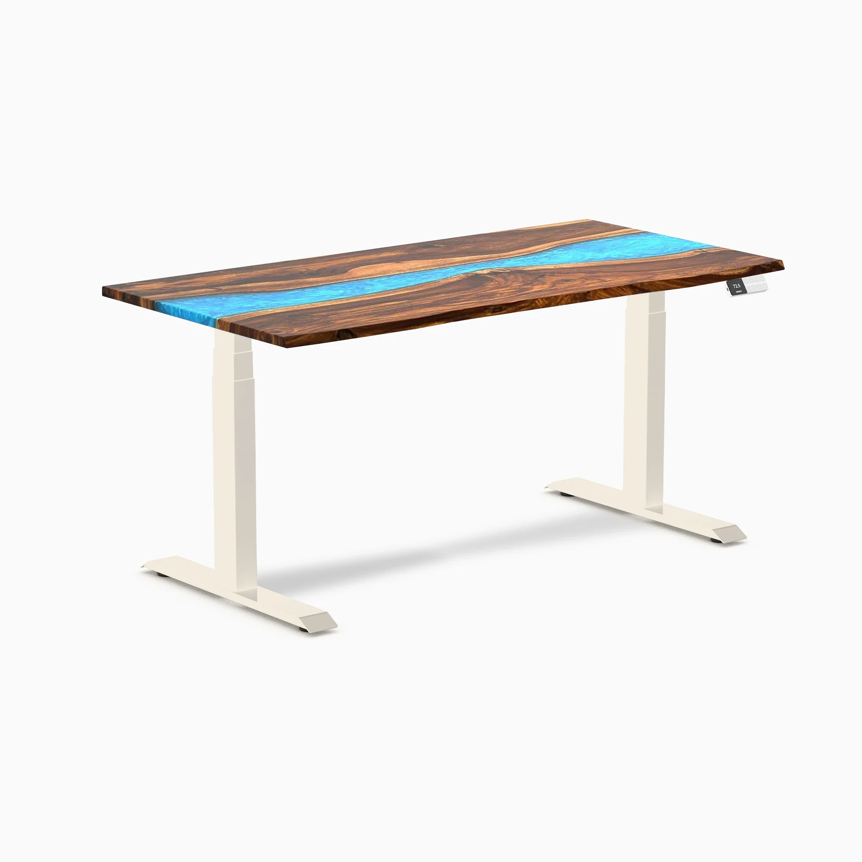 Desky Dual Resin Hardwood Sit Stand Desk - Image 77