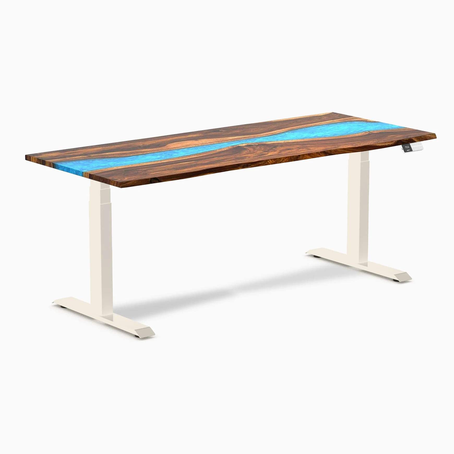 Desky Dual Resin Hardwood Sit Stand Desk - Image 78