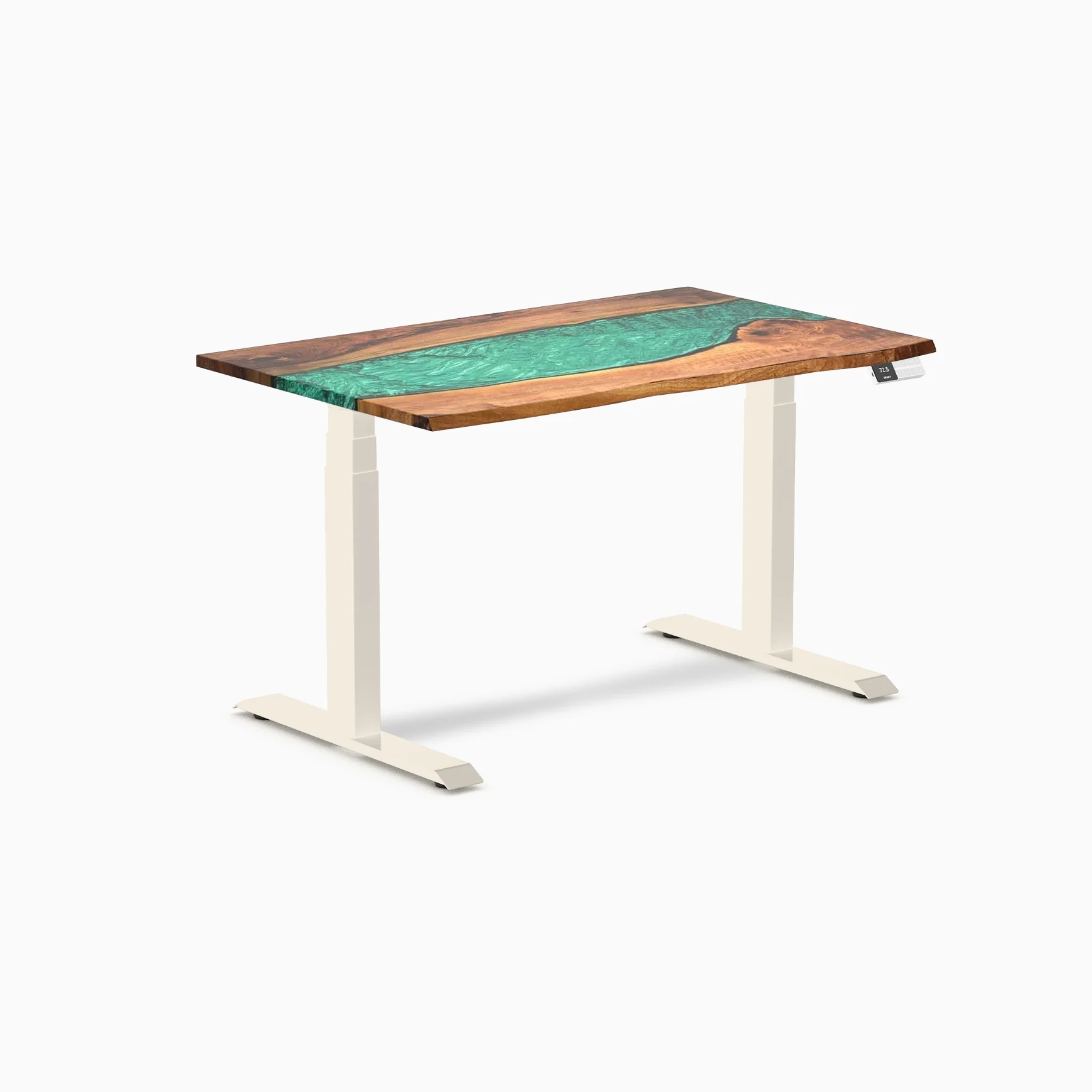Desky Dual Resin Hardwood Sit Stand Desk - Image 84