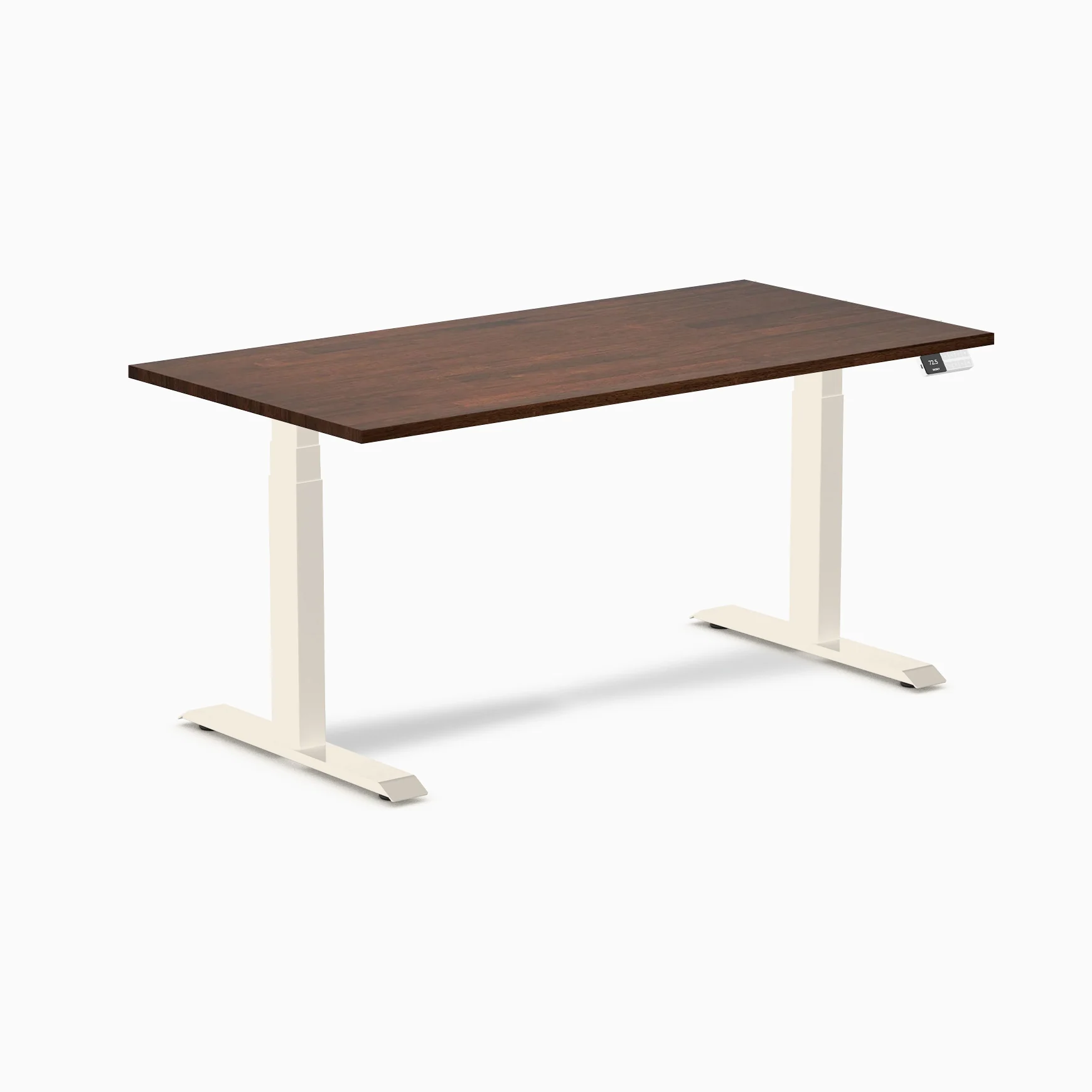Desky Dual Rubberwood Sit Stand Desk - Image 85