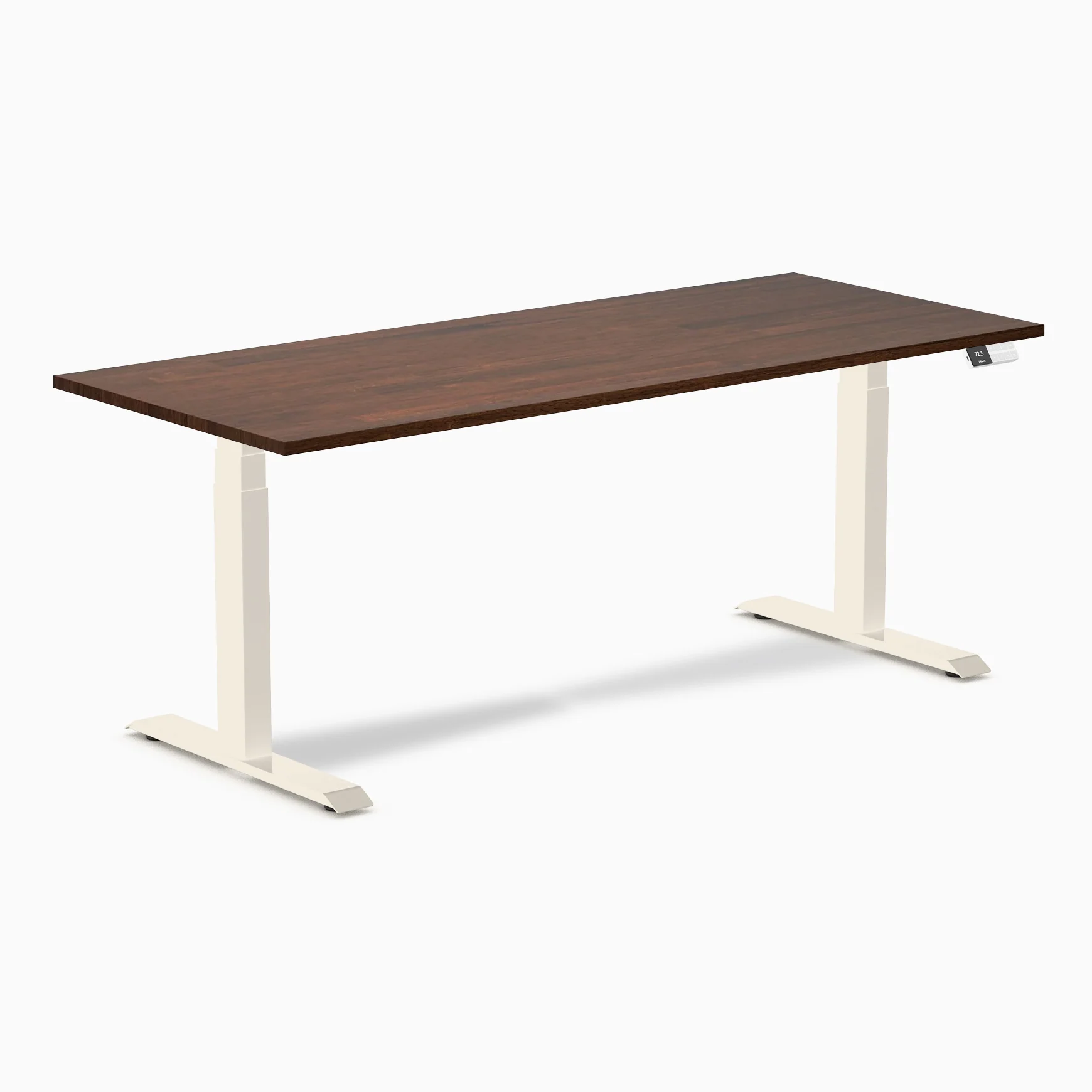 Desky Dual Rubberwood Sit Stand Desk - Image 86