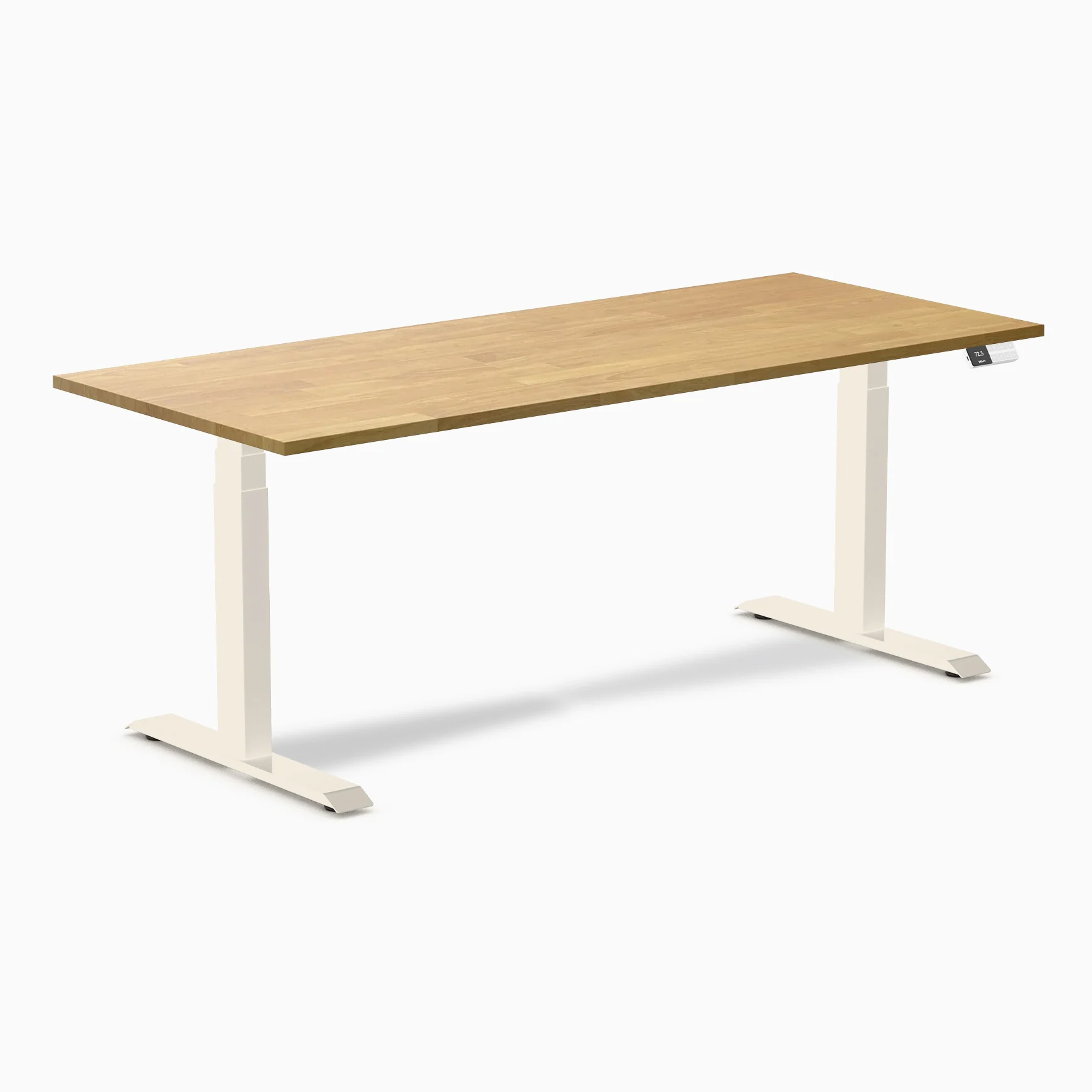 Desky Dual Rubberwood Sit Stand Desk - Image 94