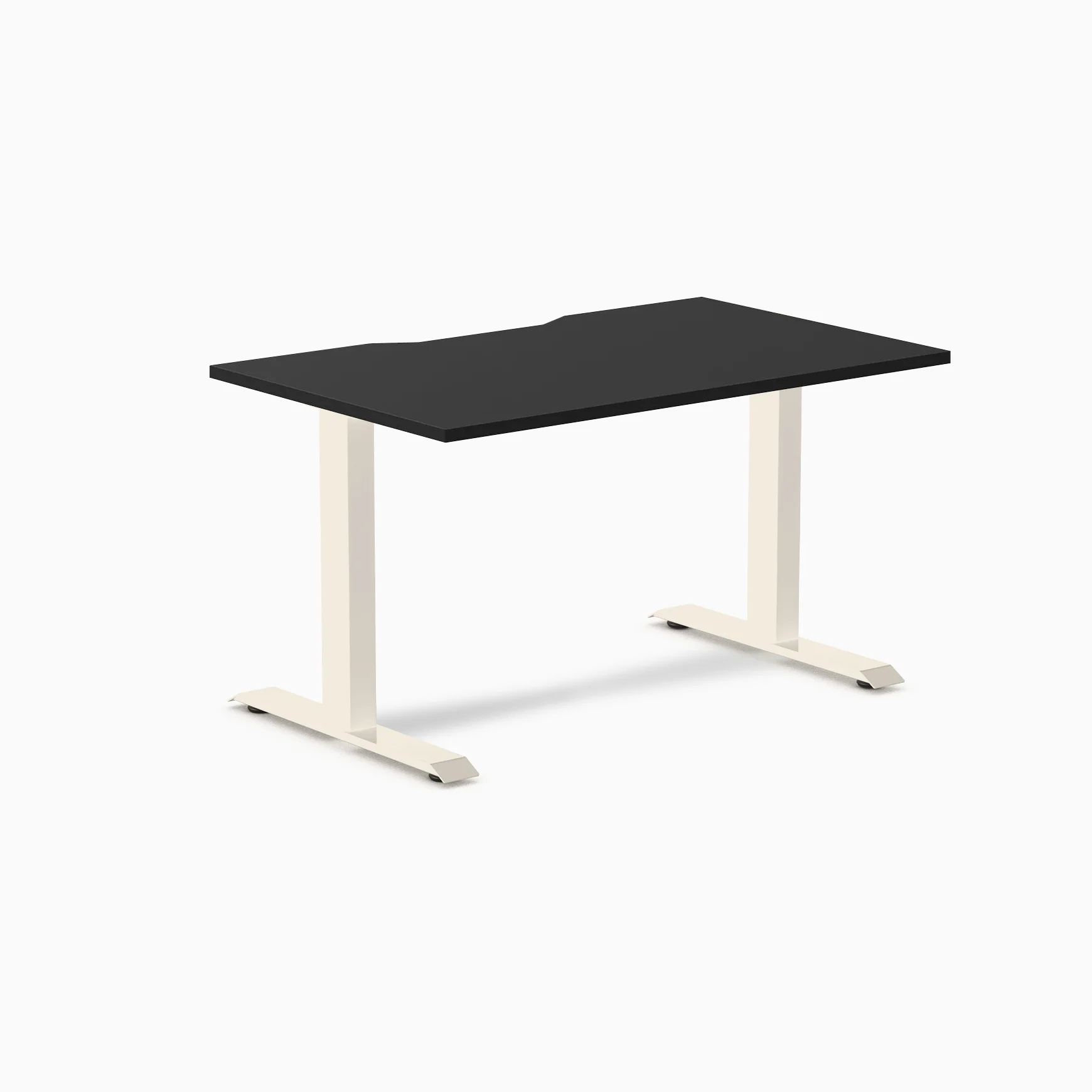 Desky Zero Scalloped Melamine Office Desk - Image 101