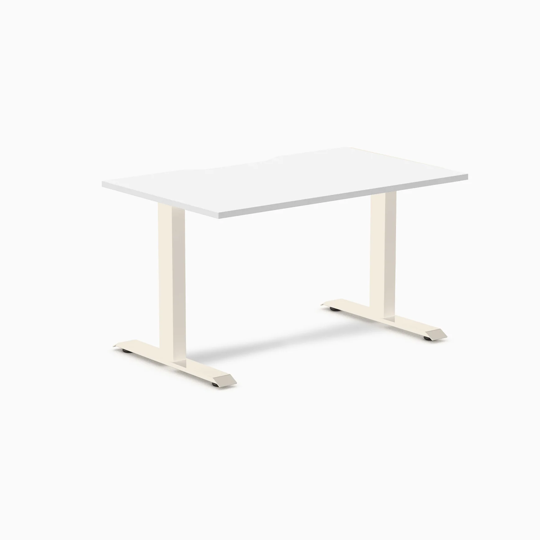 Desky Zero Scalloped Melamine Office Desk - Image 104