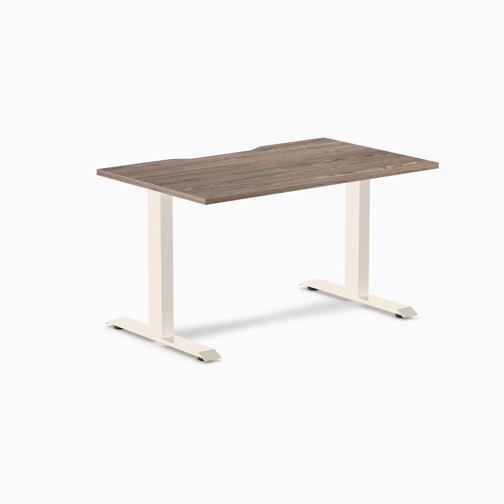 Desky Zero Scalloped Melamine Office Desk - Image 113