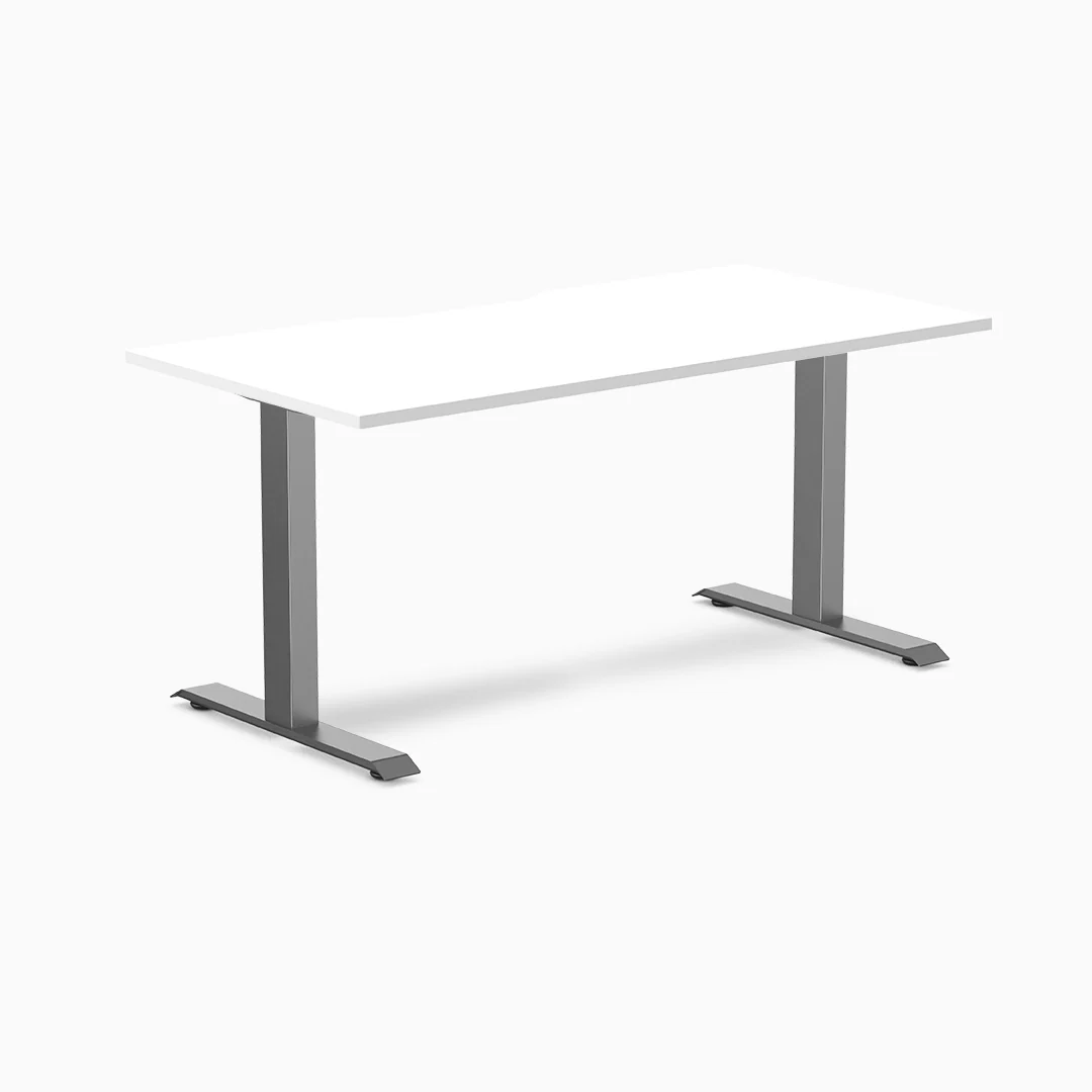 Desky Zero Scalloped Melamine Office Desk - Image 12