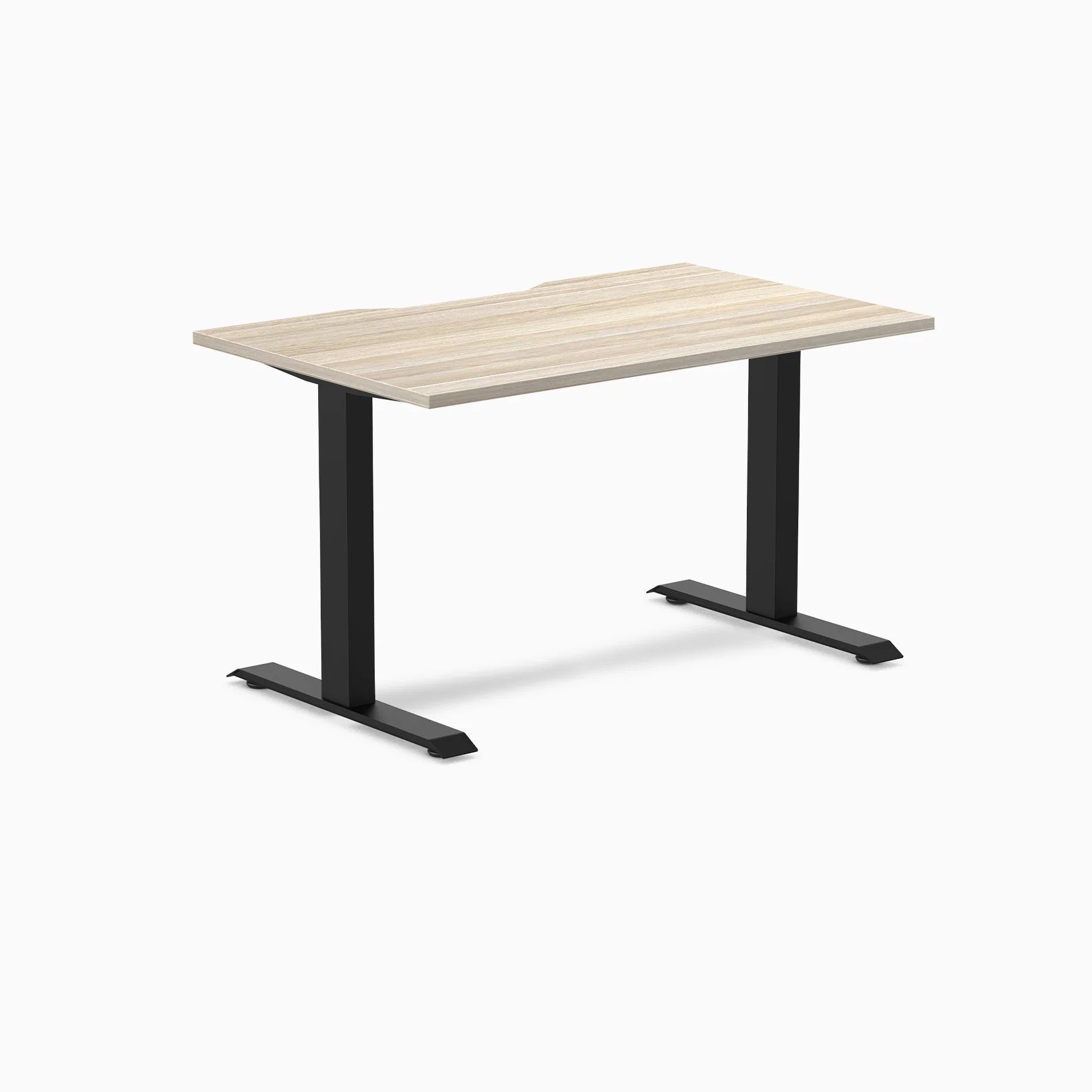 Desky Zero Scalloped Melamine Office Desk - Image 122