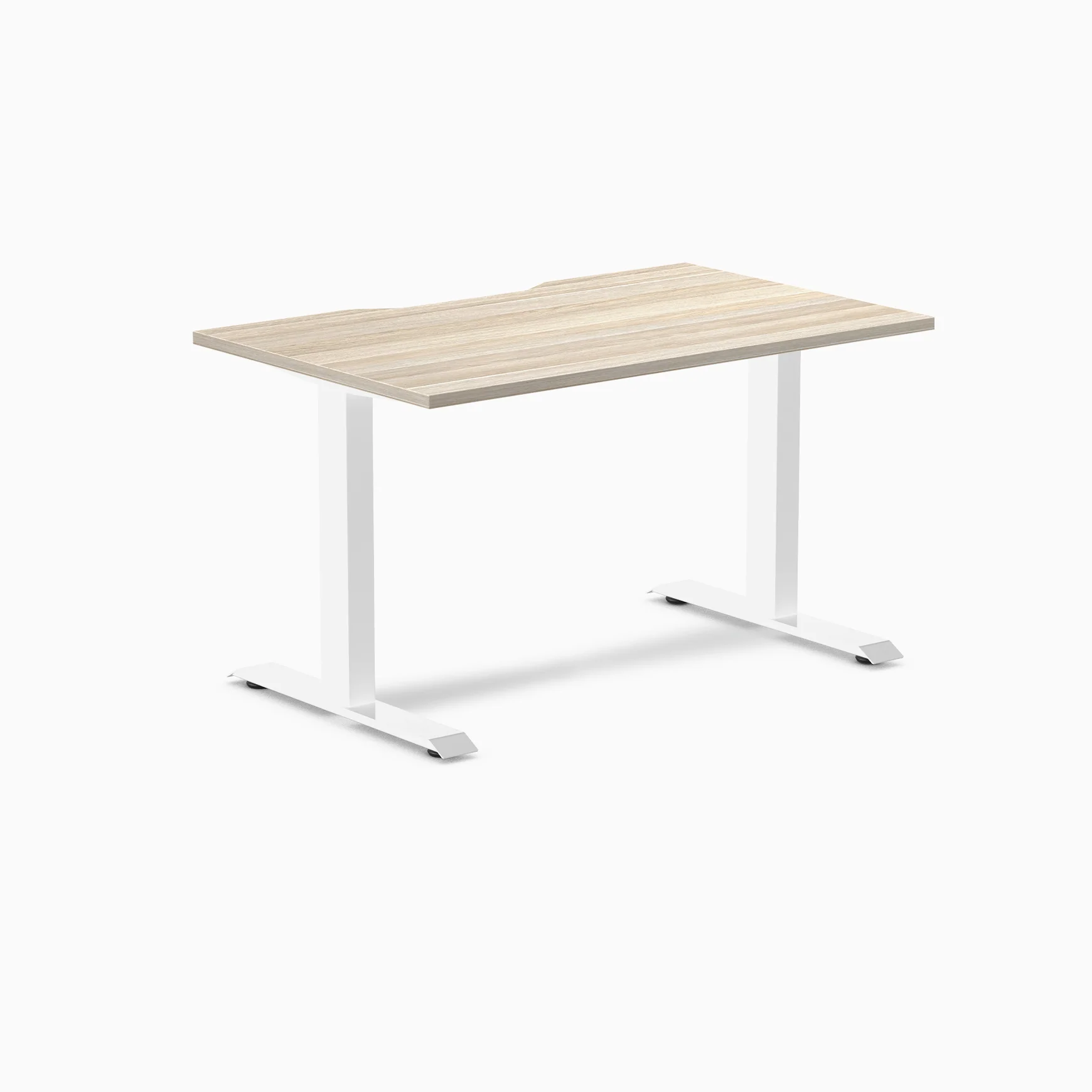 Desky Zero Scalloped Melamine Office Desk - Image 123