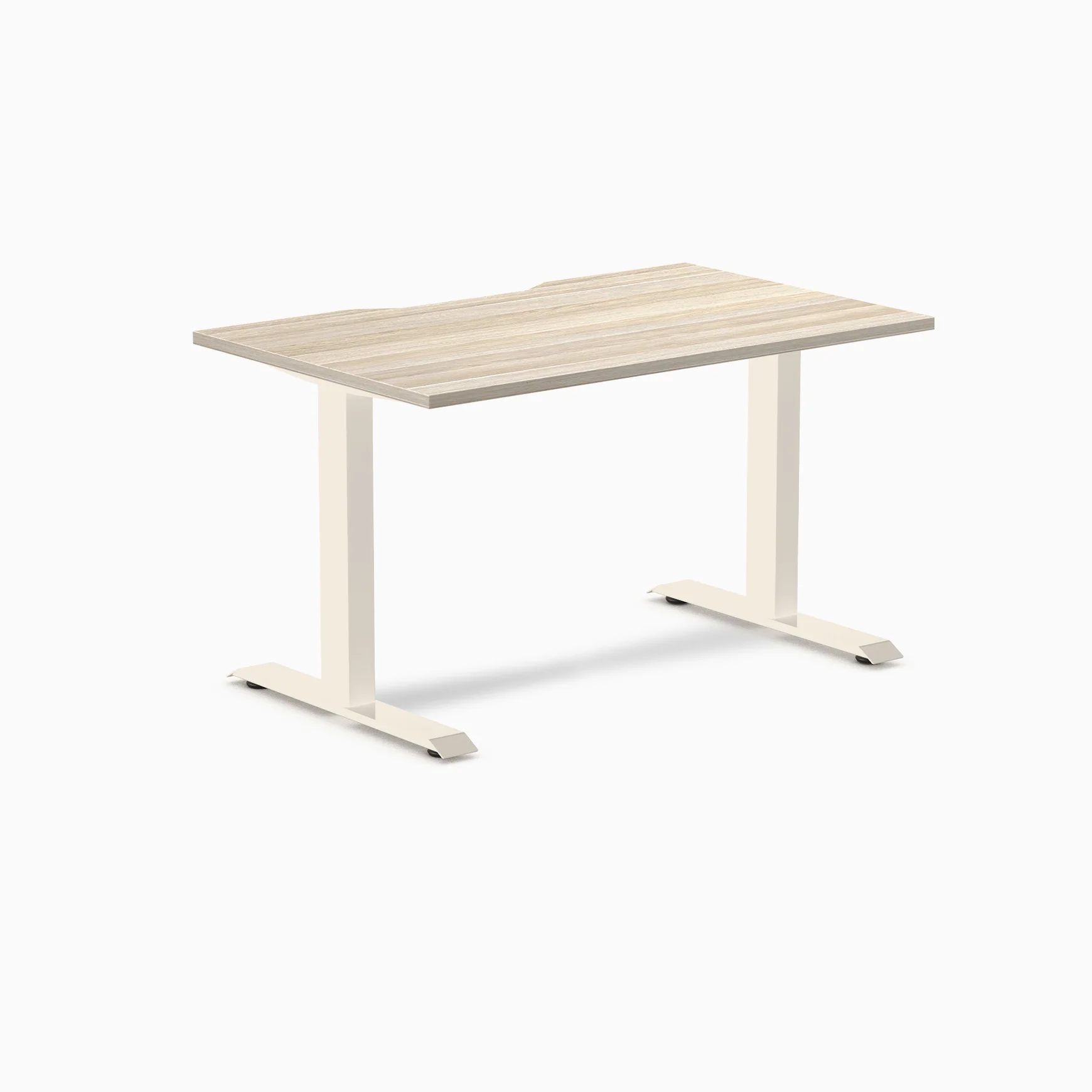 Desky Zero Scalloped Melamine Office Desk - Image 124