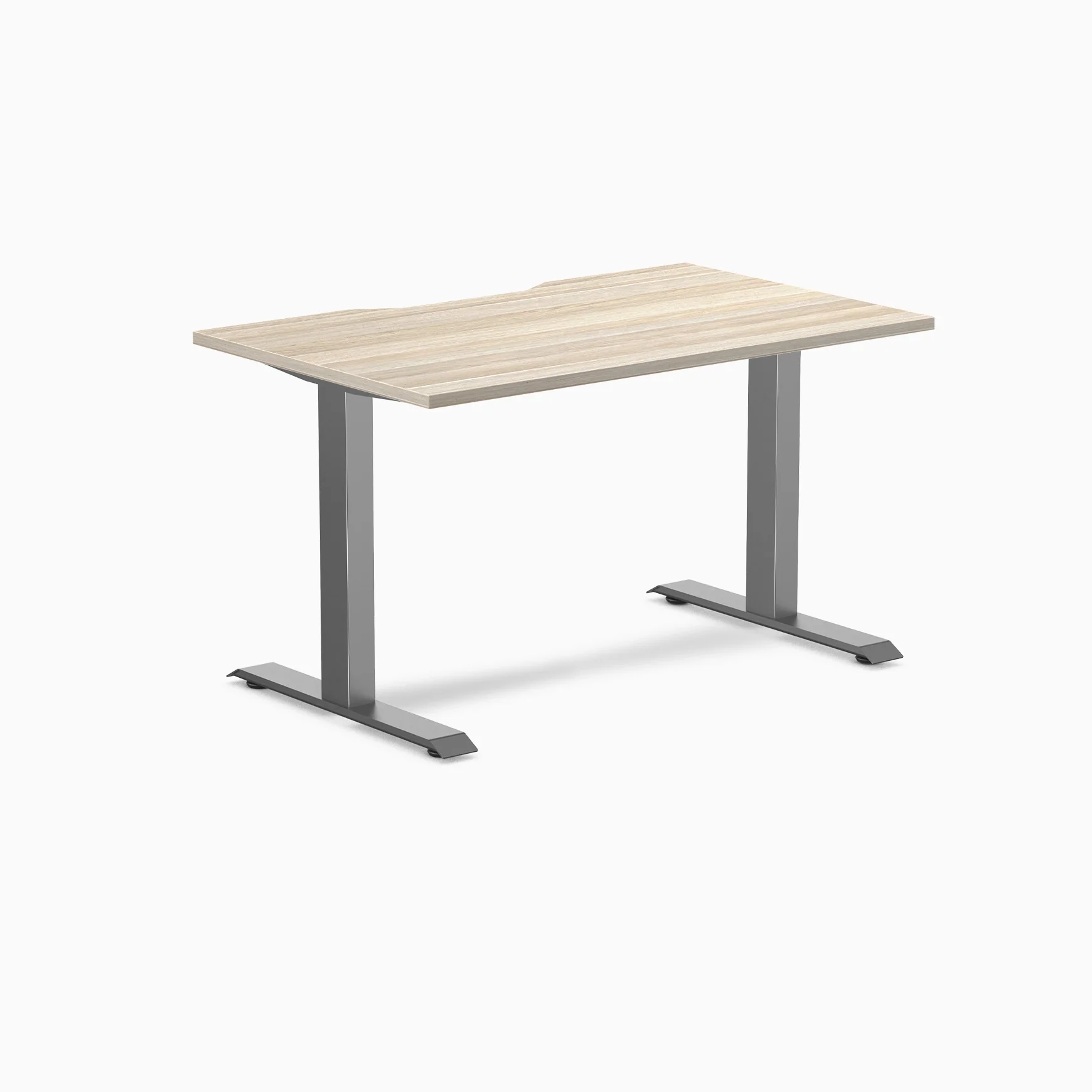 Desky Zero Scalloped Melamine Office Desk - Image 125
