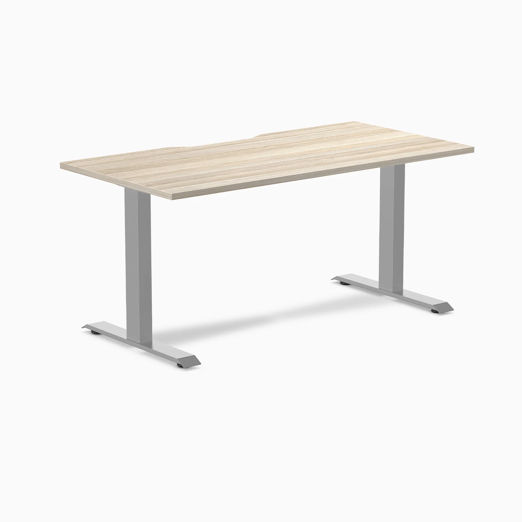Desky Zero Scalloped Melamine Office Desk - Image 131