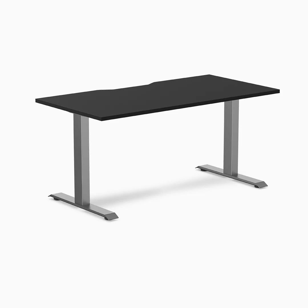 Desky Zero Scalloped Melamine Office Desk - Image 15