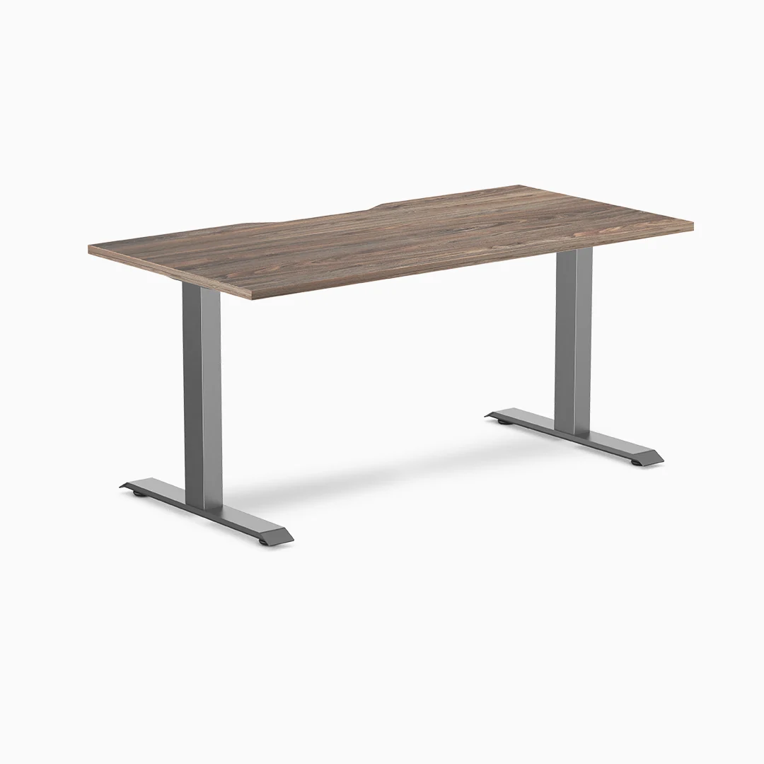 Desky Zero Scalloped Melamine Office Desk - Image 18