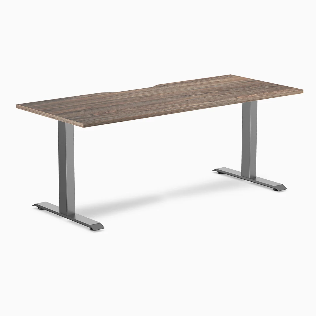 Desky Zero Scalloped Melamine Office Desk - Image 19