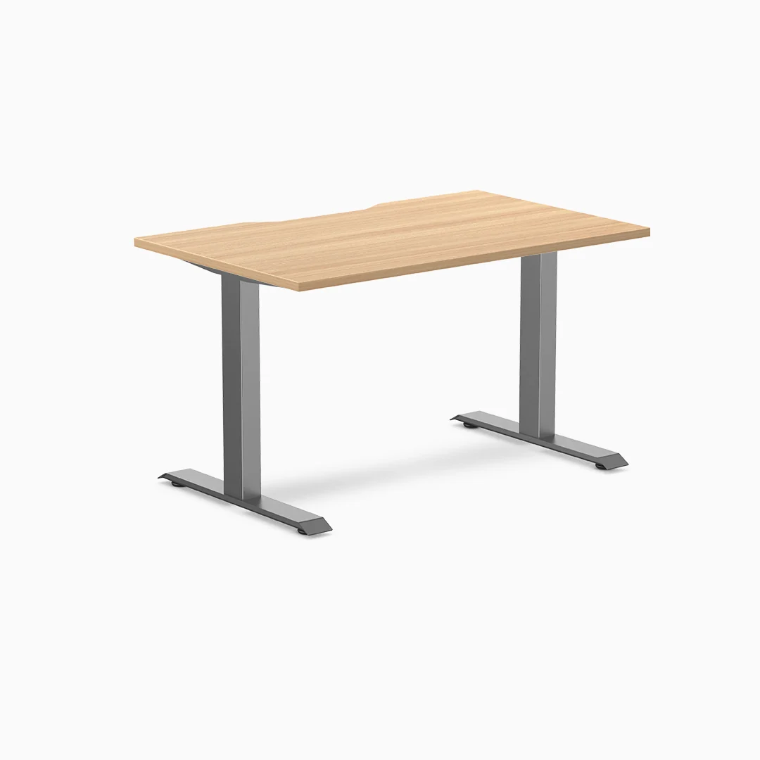 Desky Zero Scalloped Melamine Office Desk - Image 23