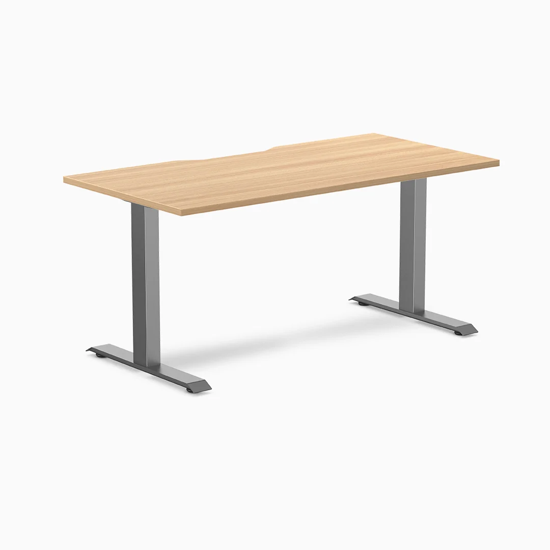 Desky Zero Scalloped Melamine Office Desk - Image 24