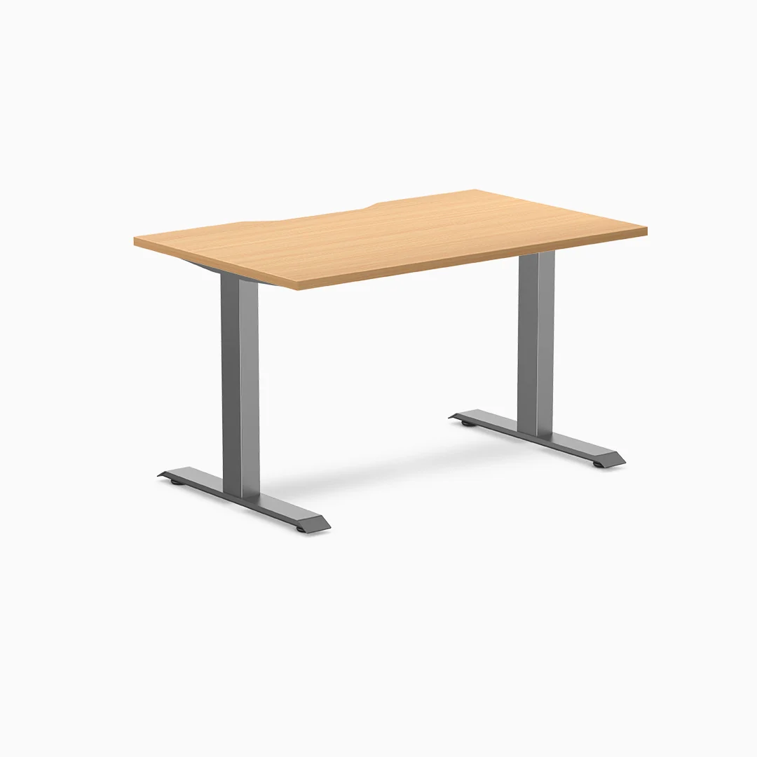 Desky Zero Scalloped Melamine Office Desk - Image 26