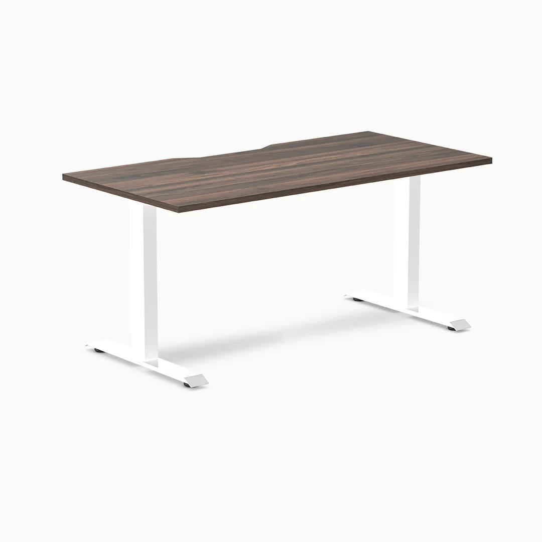 Desky Zero Scalloped Melamine Office Desk - Image 34