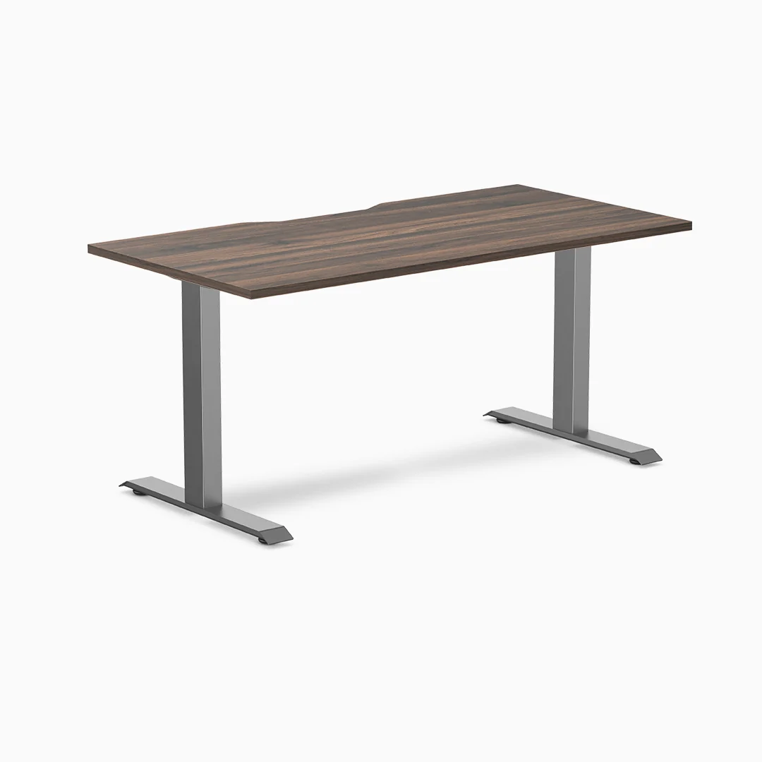 Desky Zero Scalloped Melamine Office Desk - Image 35