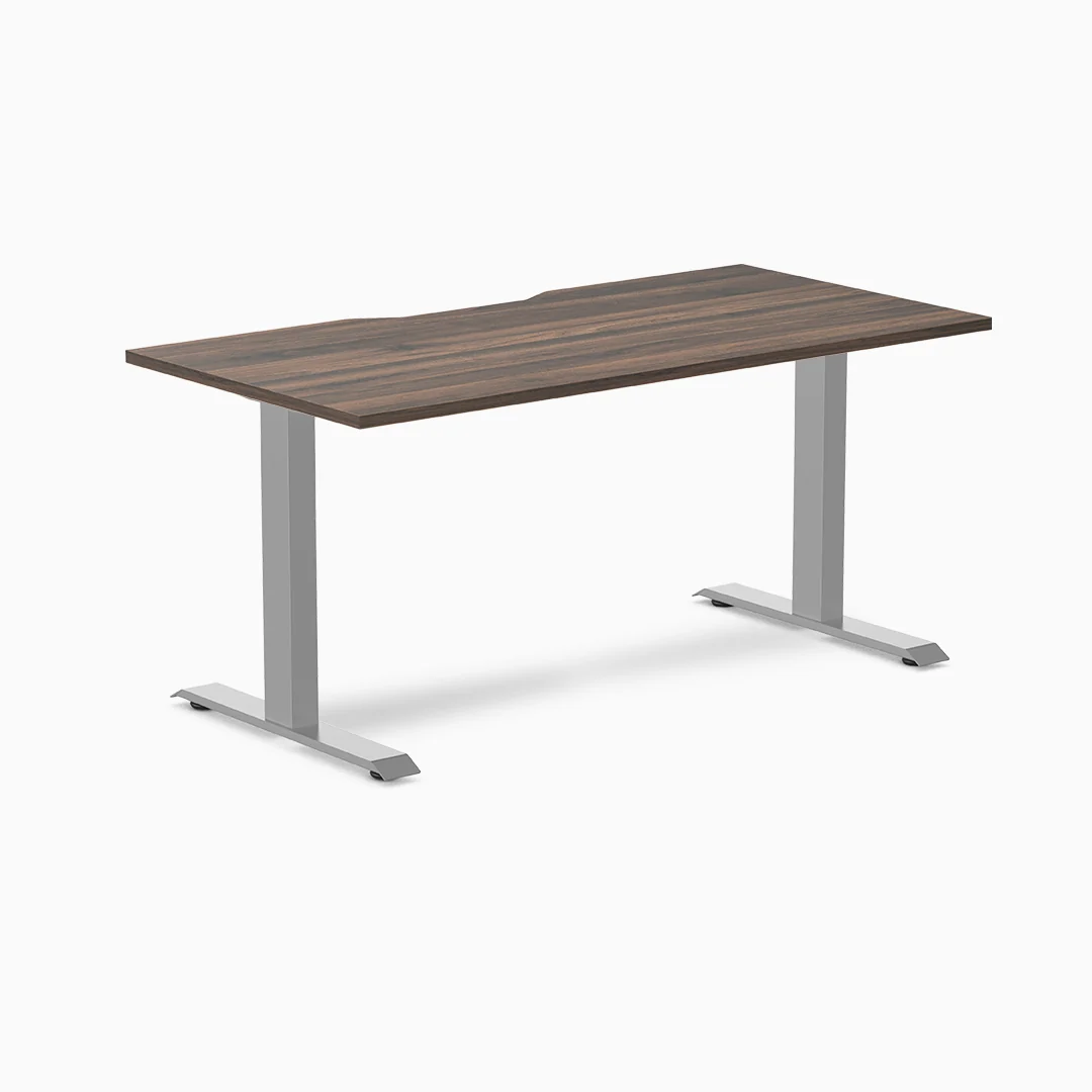 Desky Zero Scalloped Melamine Office Desk - Image 36
