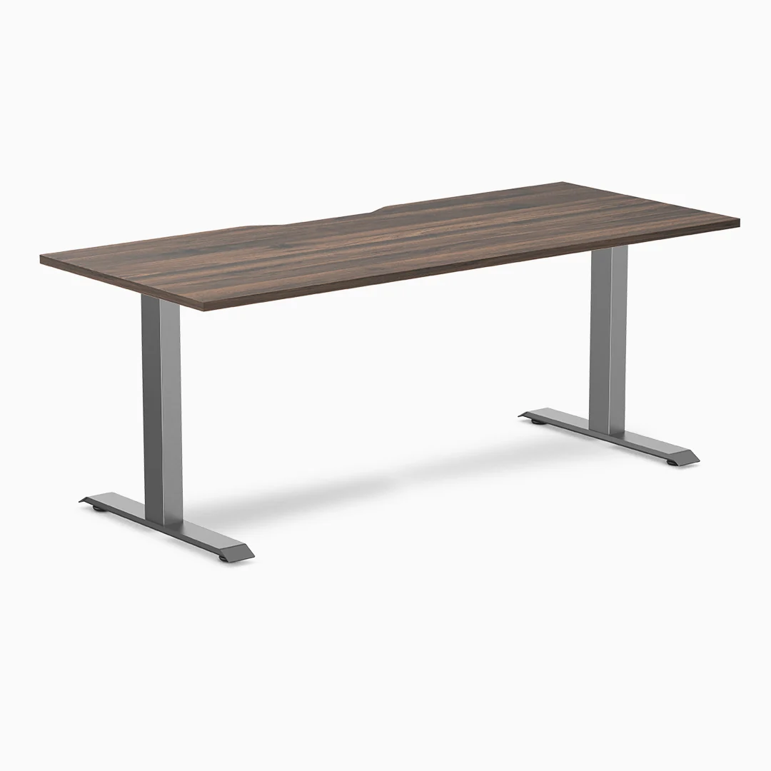 Desky Zero Scalloped Melamine Office Desk - Image 39