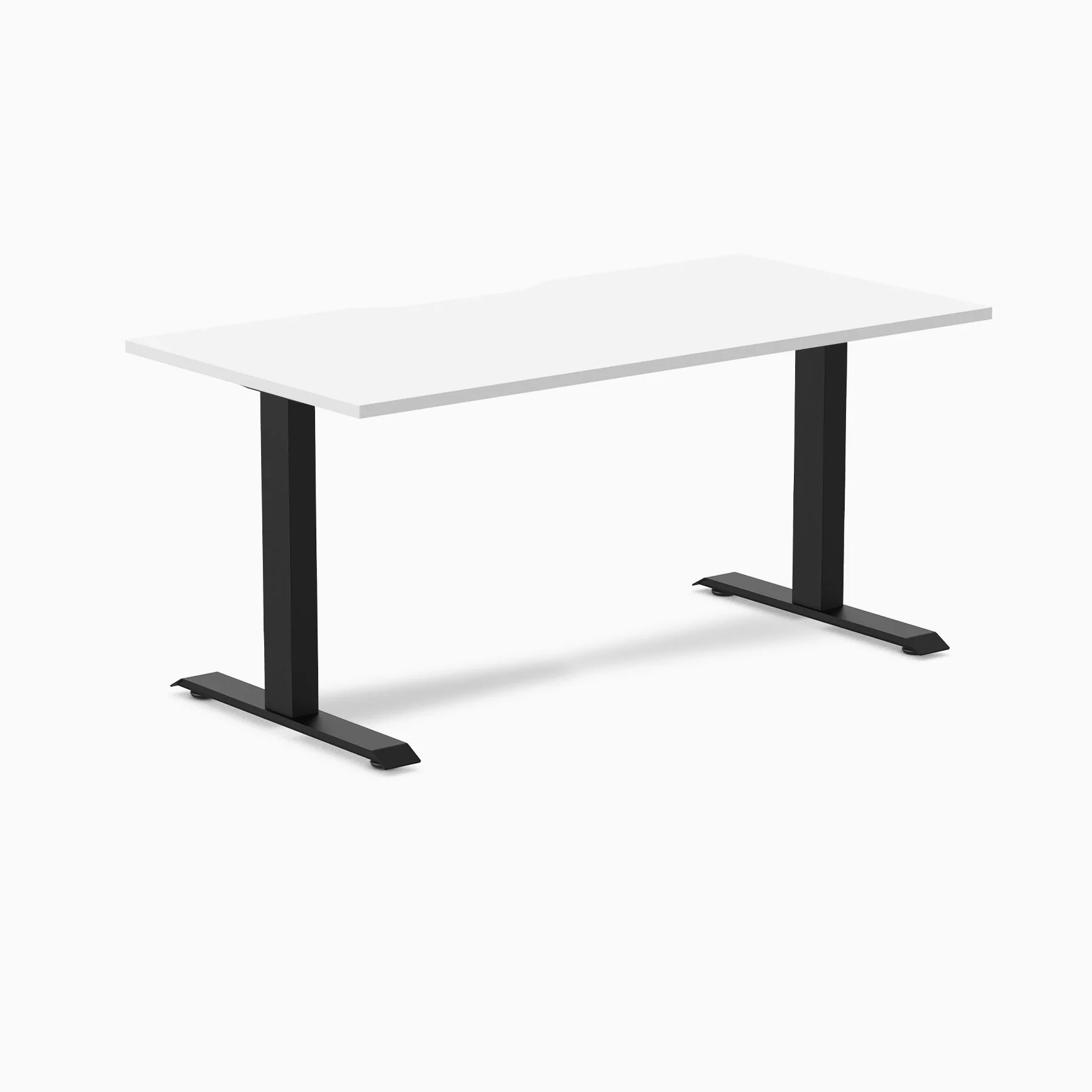 Desky Zero Scalloped Melamine Office Desk - Image 44