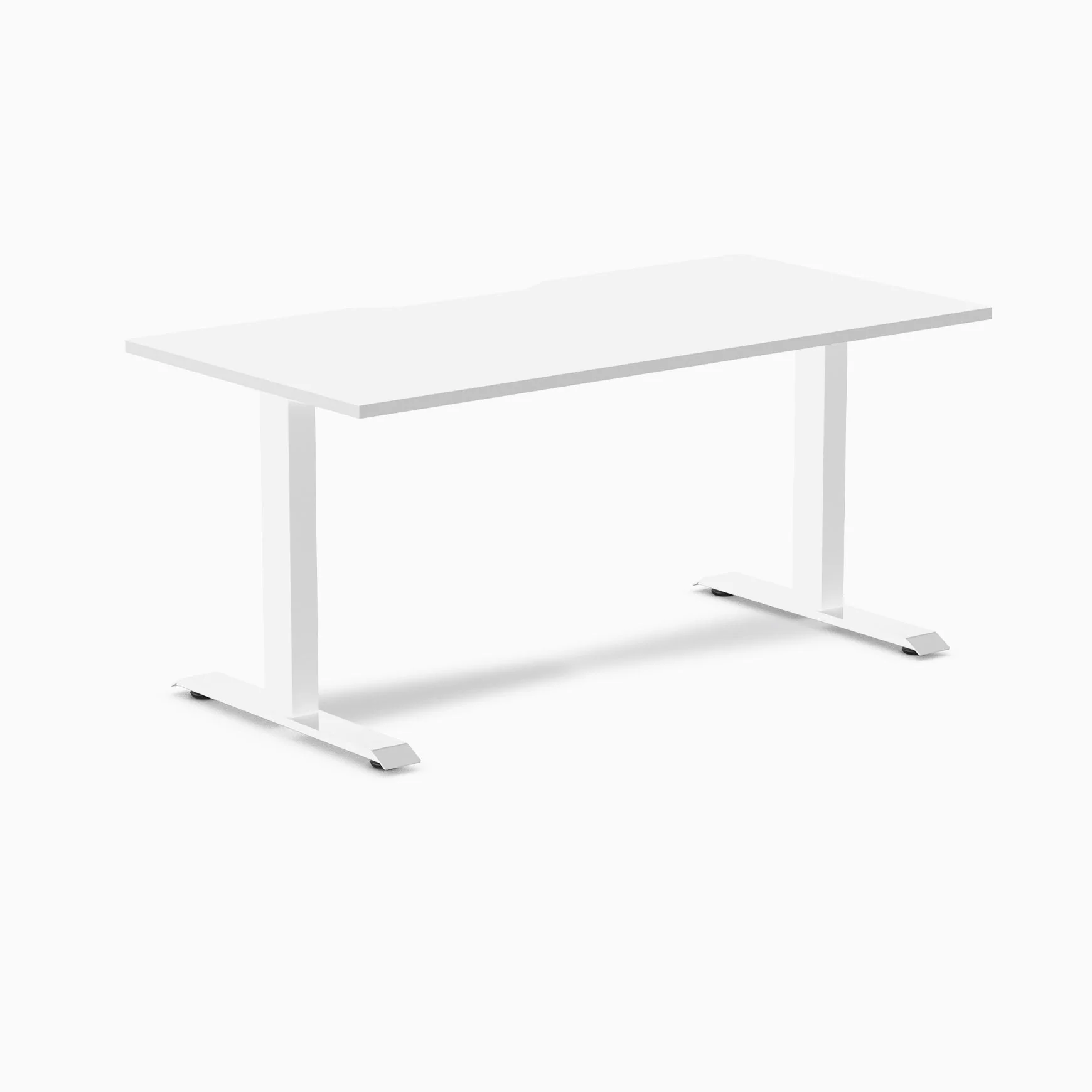 Desky Zero Scalloped Melamine Office Desk - Image 45