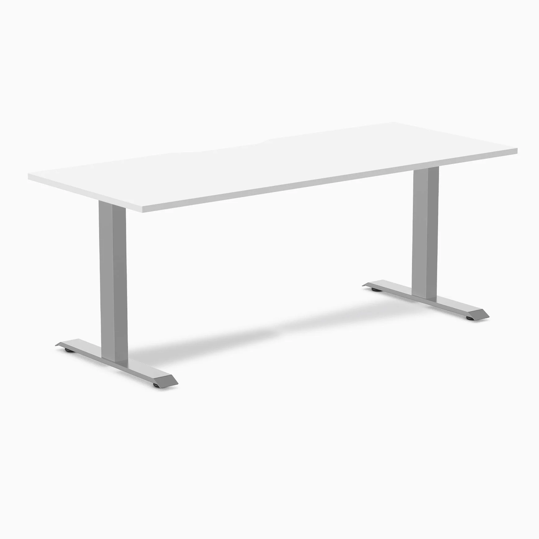 Desky Zero Scalloped Melamine Office Desk - Image 49