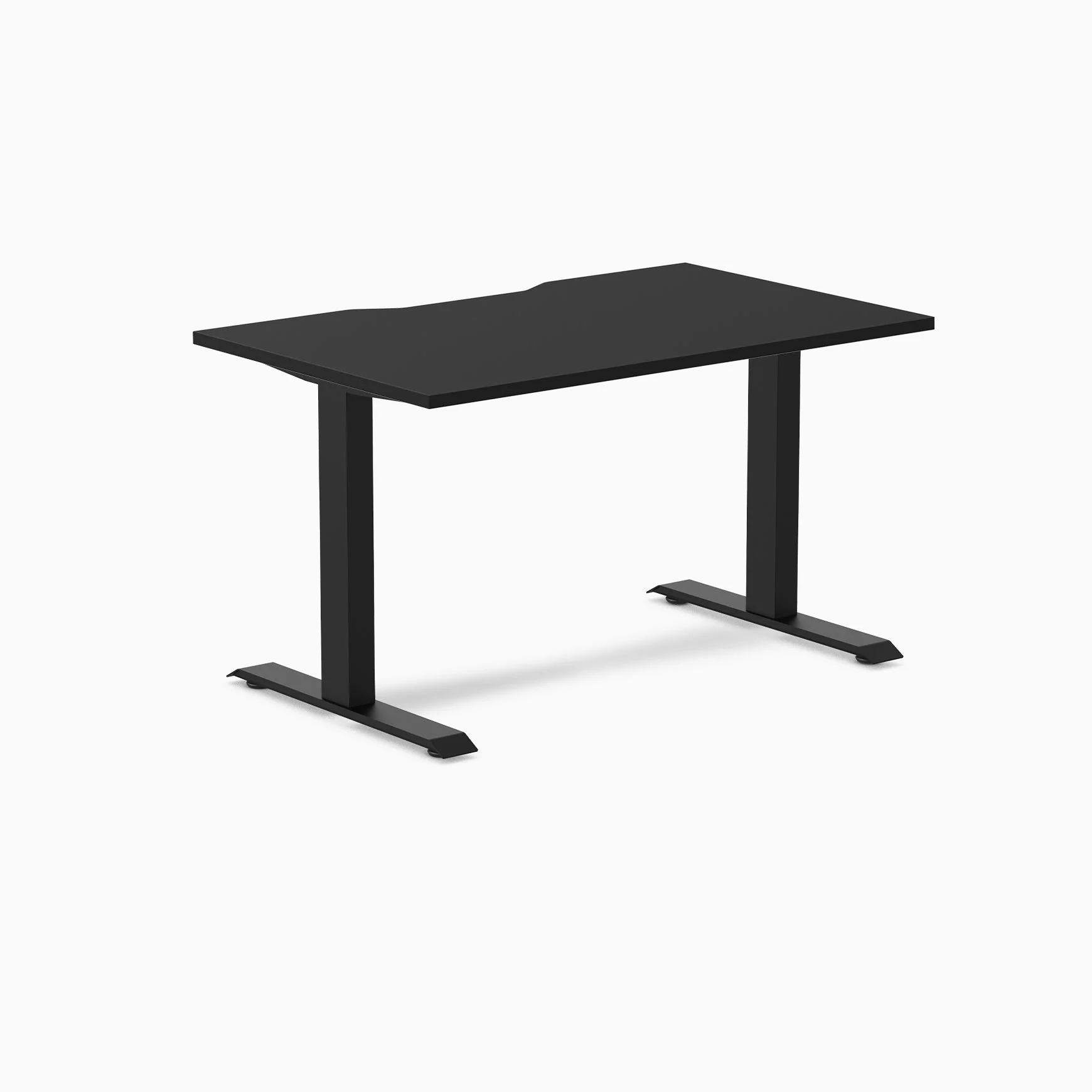 Desky Zero Scalloped Melamine Office Desk - Image 50