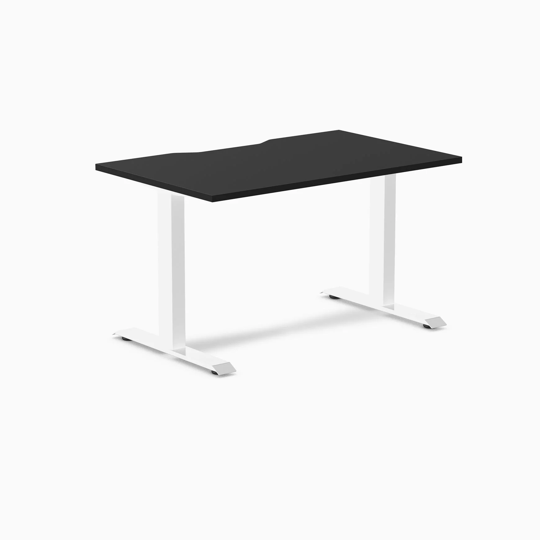 Desky Zero Scalloped Melamine Office Desk - Image 51