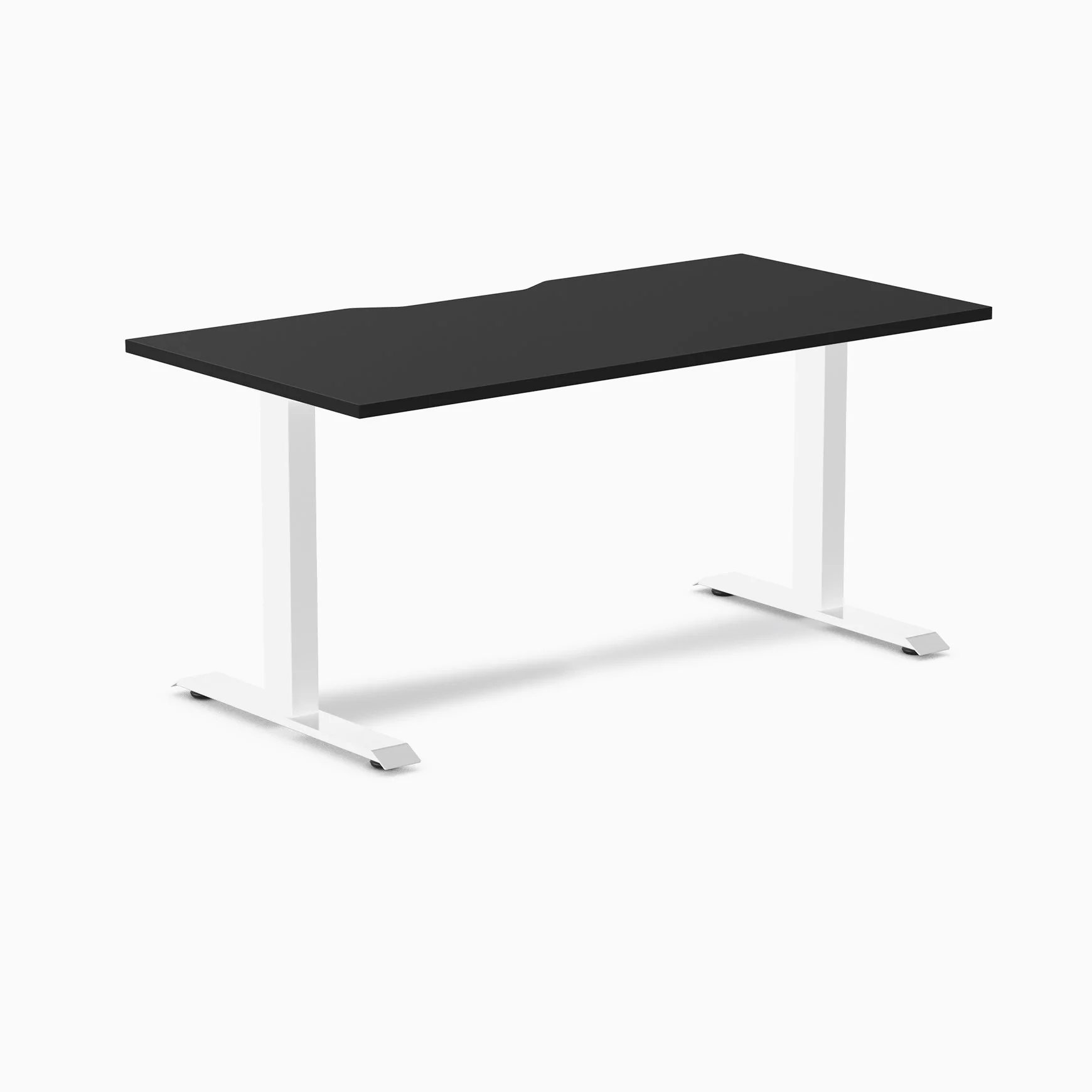 Desky Zero Scalloped Melamine Office Desk - Image 54