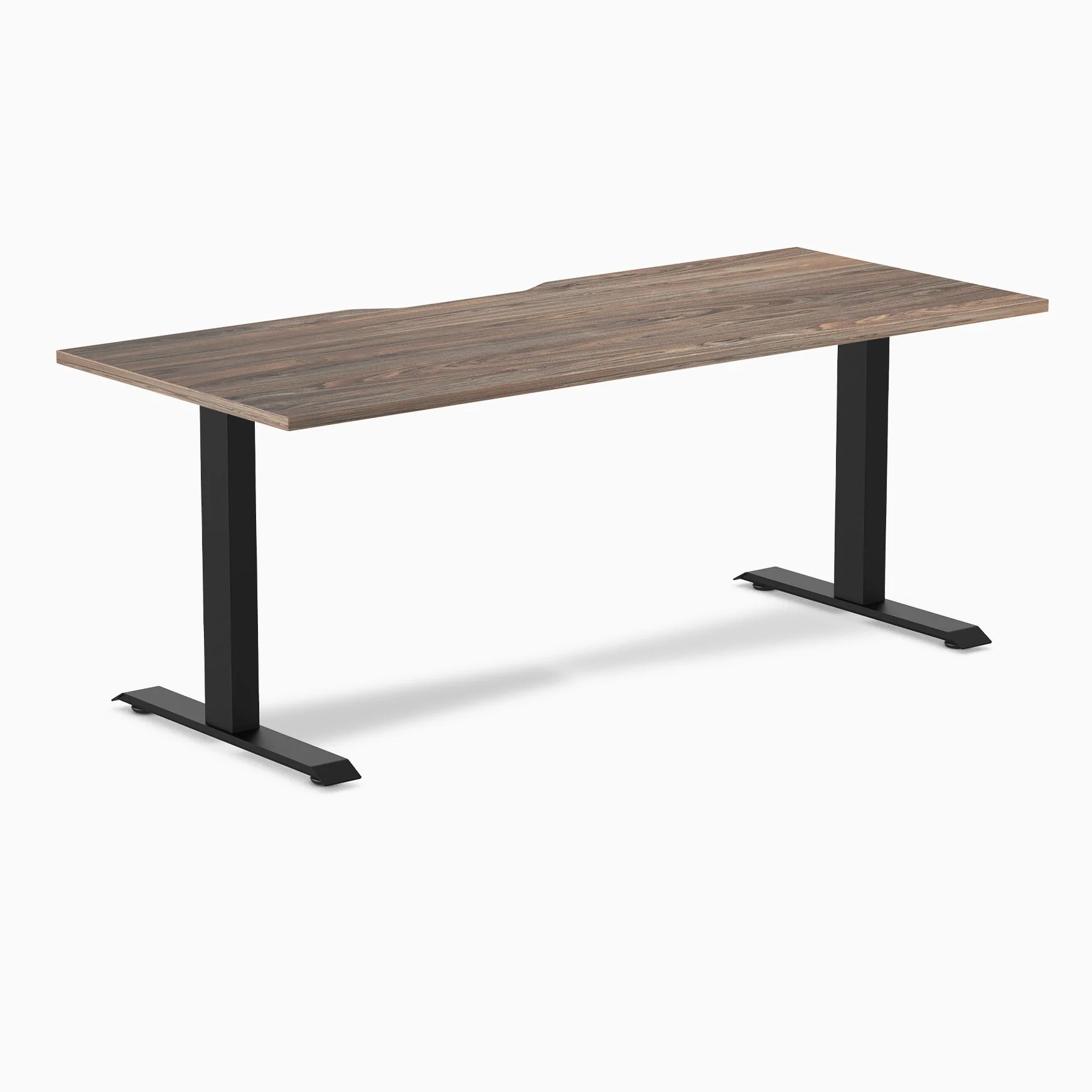 Desky Zero Scalloped Melamine Office Desk - Image 65