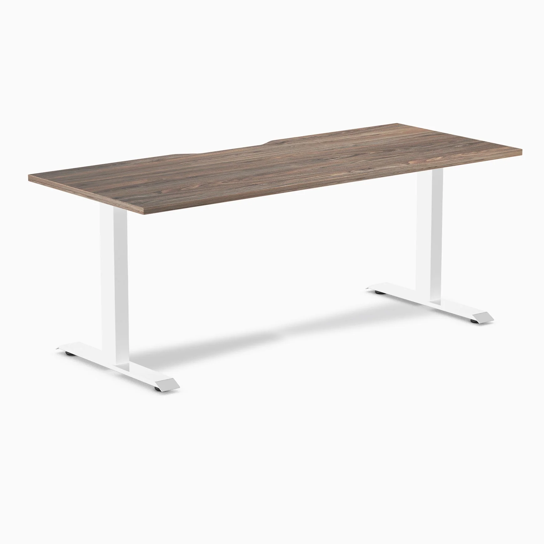 Desky Zero Scalloped Melamine Office Desk - Image 66