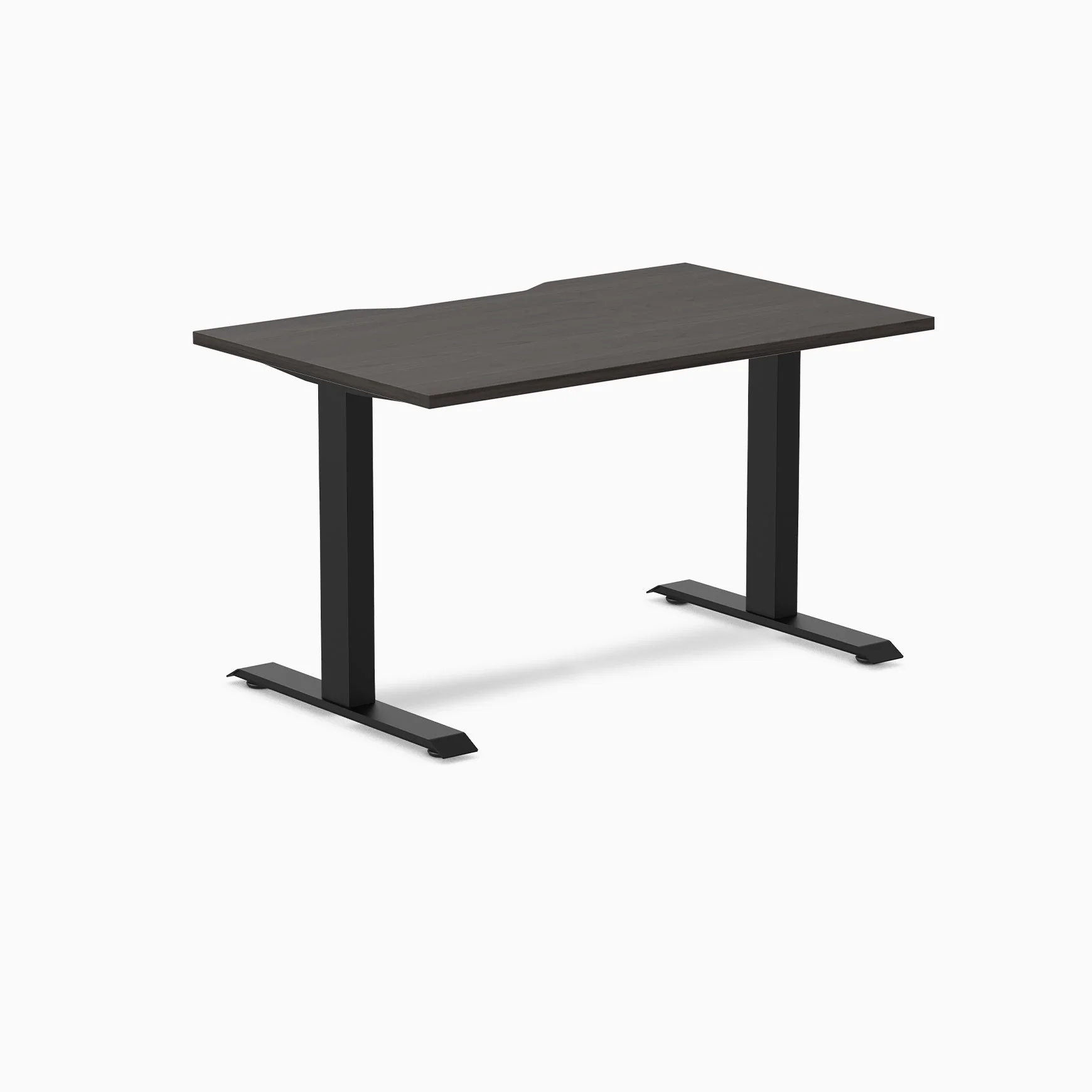 Desky Zero Scalloped Melamine Office Desk - Image 68