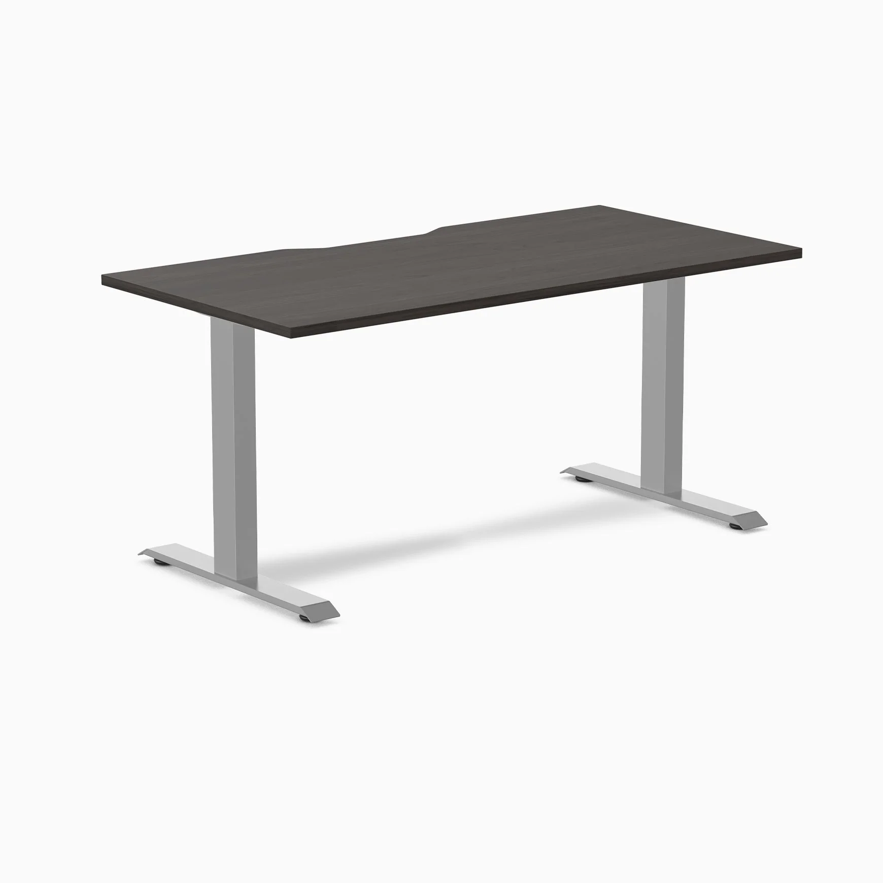 Desky Zero Scalloped Melamine Office Desk - Image 73