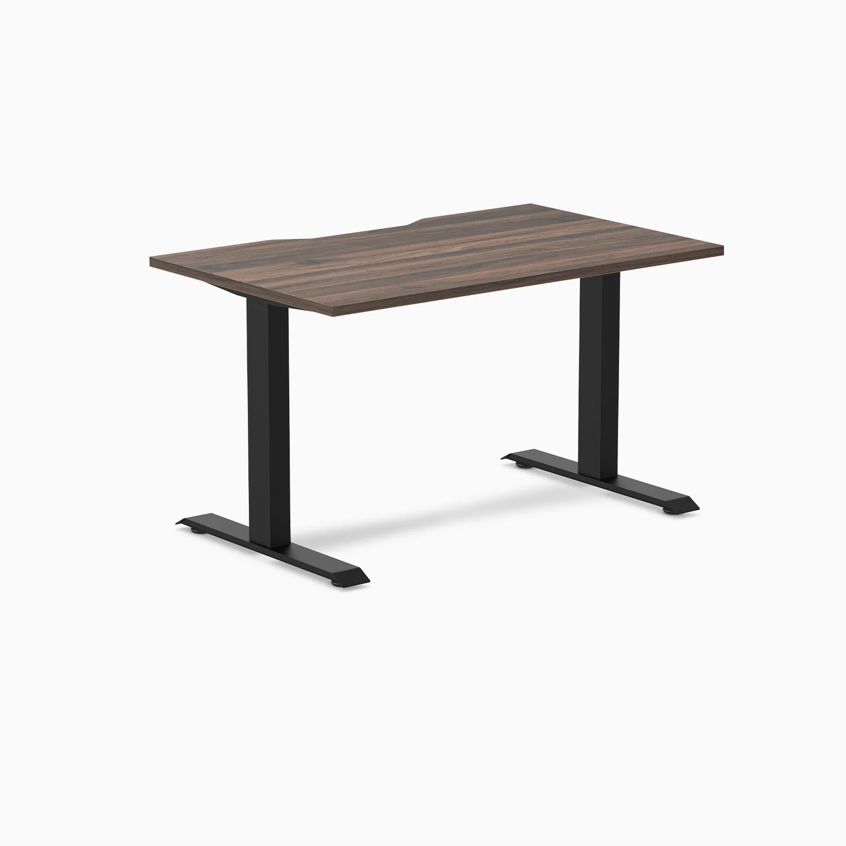 Desky Zero Scalloped Melamine Office Desk - Image 77