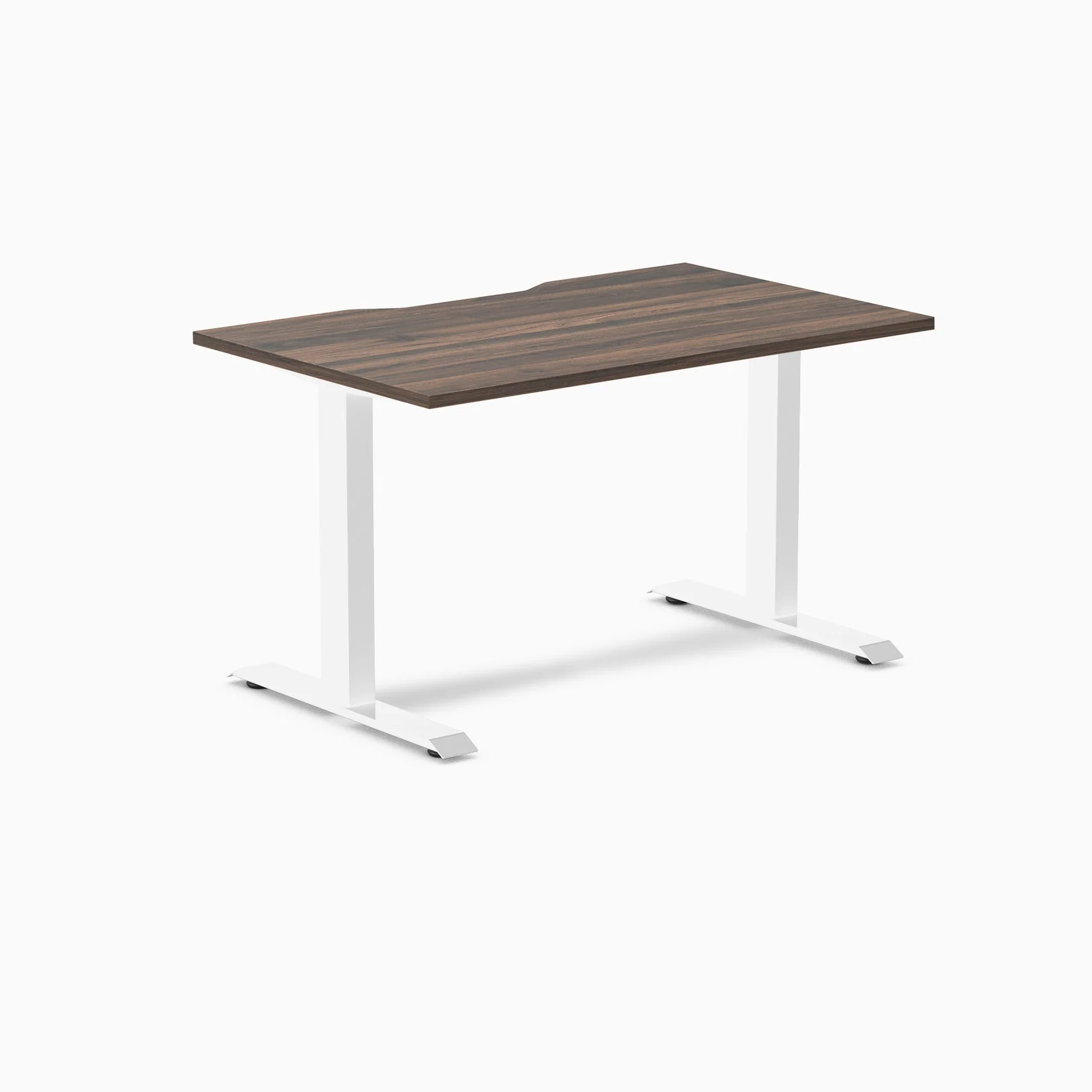 Desky Zero Scalloped Melamine Office Desk - Image 78