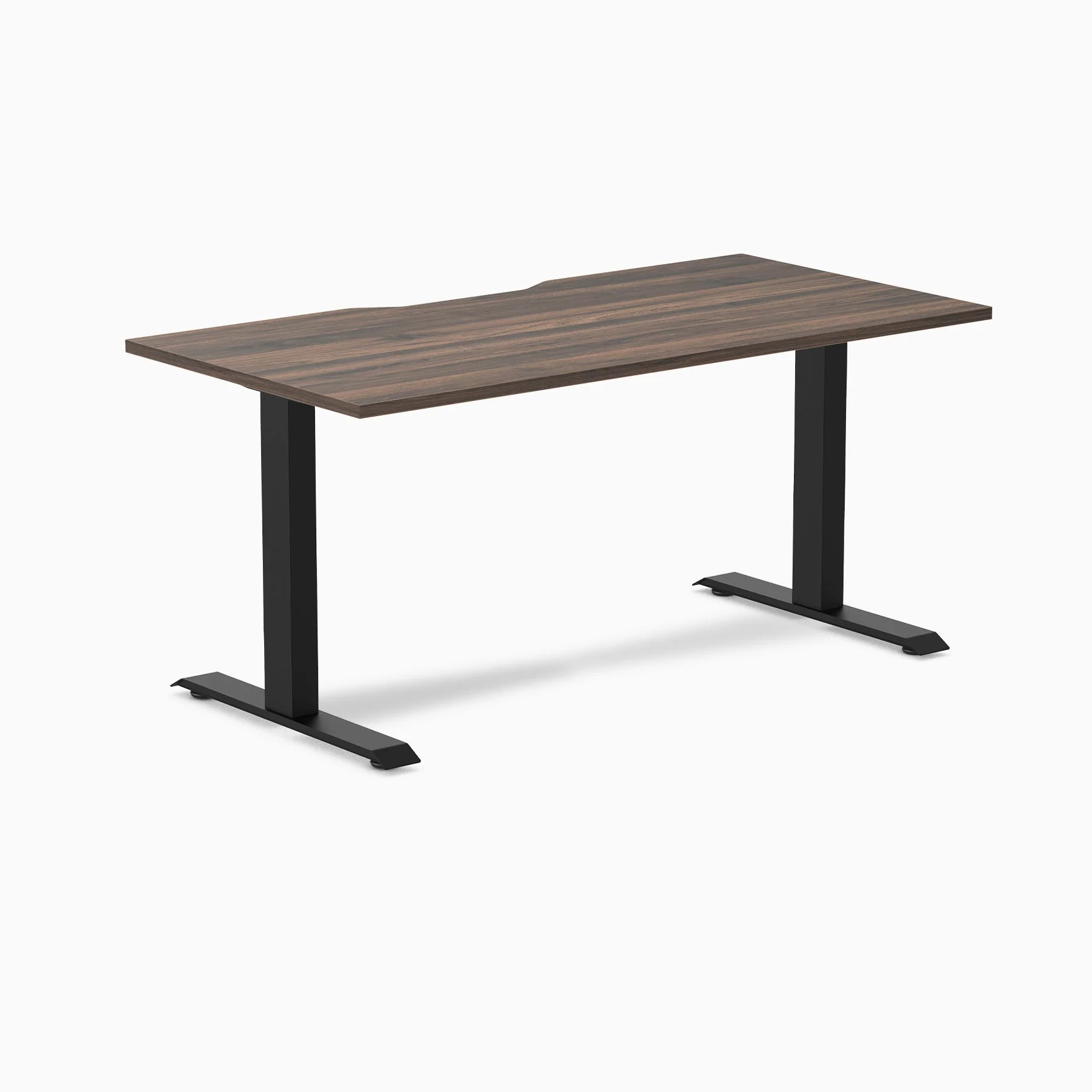 Desky Zero Scalloped Melamine Office Desk - Image 80
