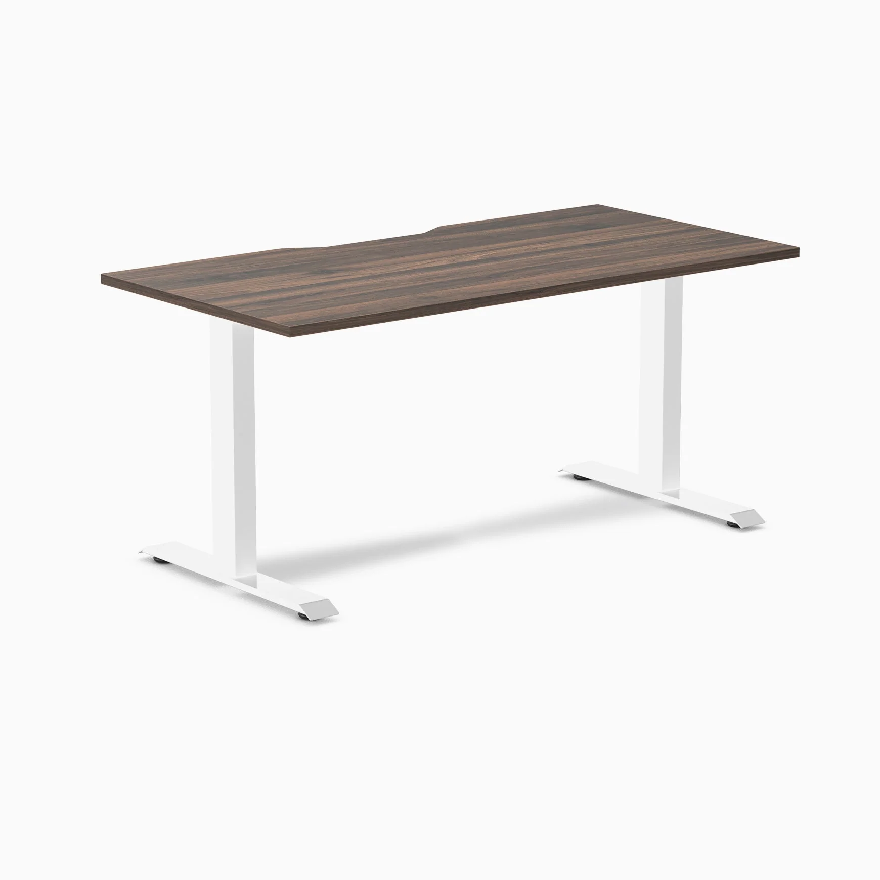 Desky Zero Scalloped Melamine Office Desk - Image 81