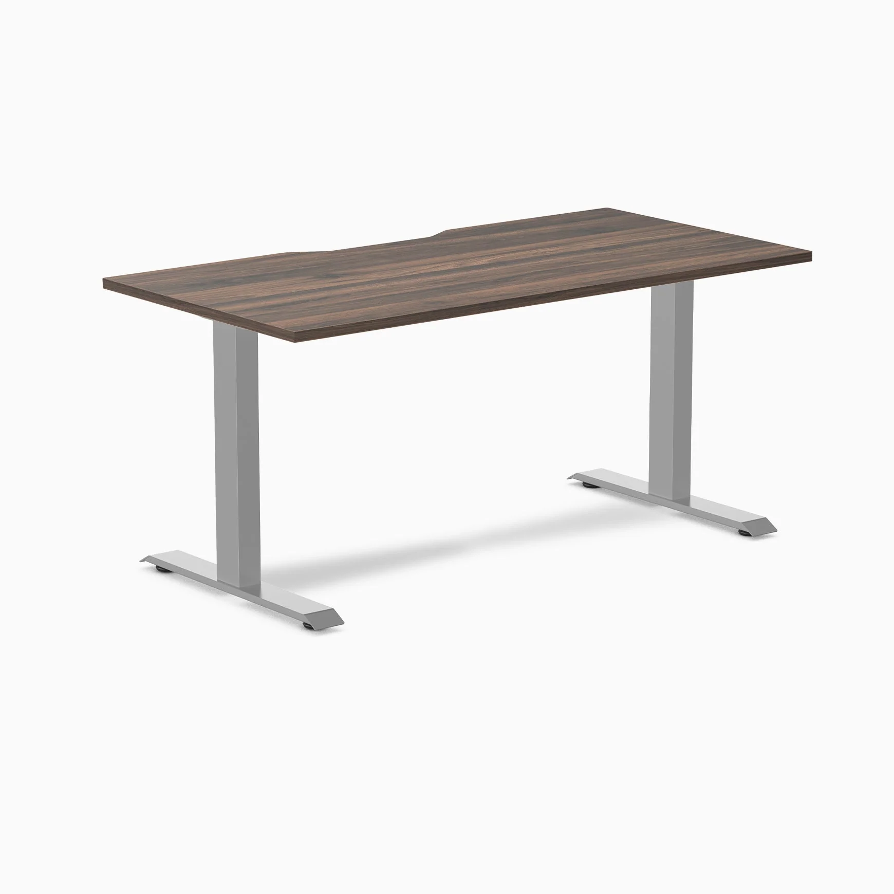 Desky Zero Scalloped Melamine Office Desk - Image 82